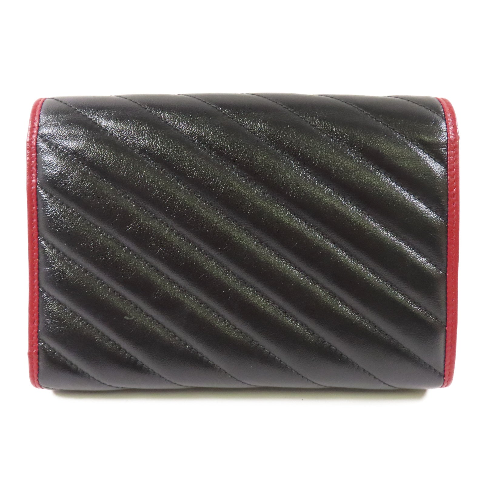 GUCCI 牛皮皮革Shoulder Bag金扣鏈帶肩背袋