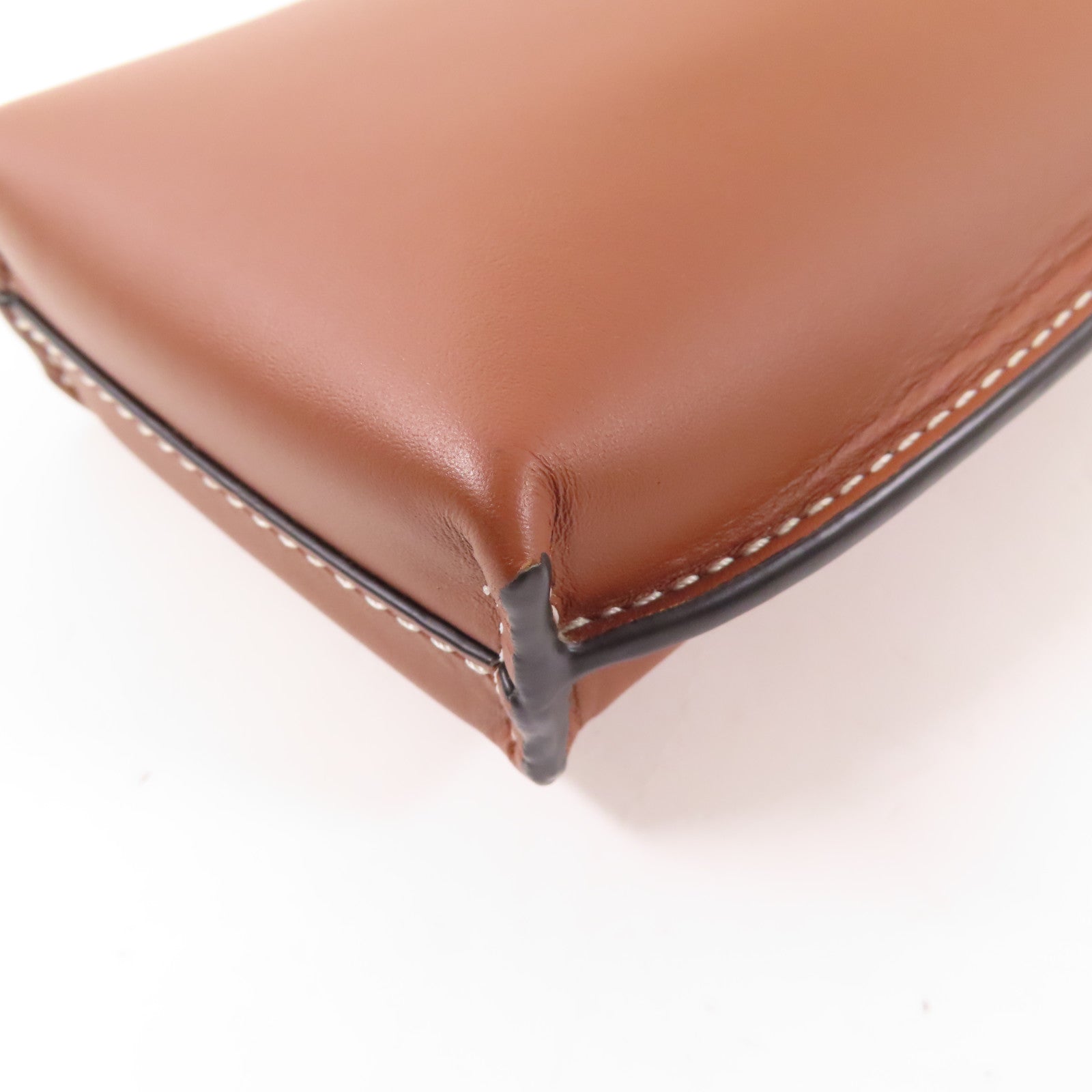 LOEWE 【激減優惠】牛皮皮革Gate Pocket銀扣肩背袋