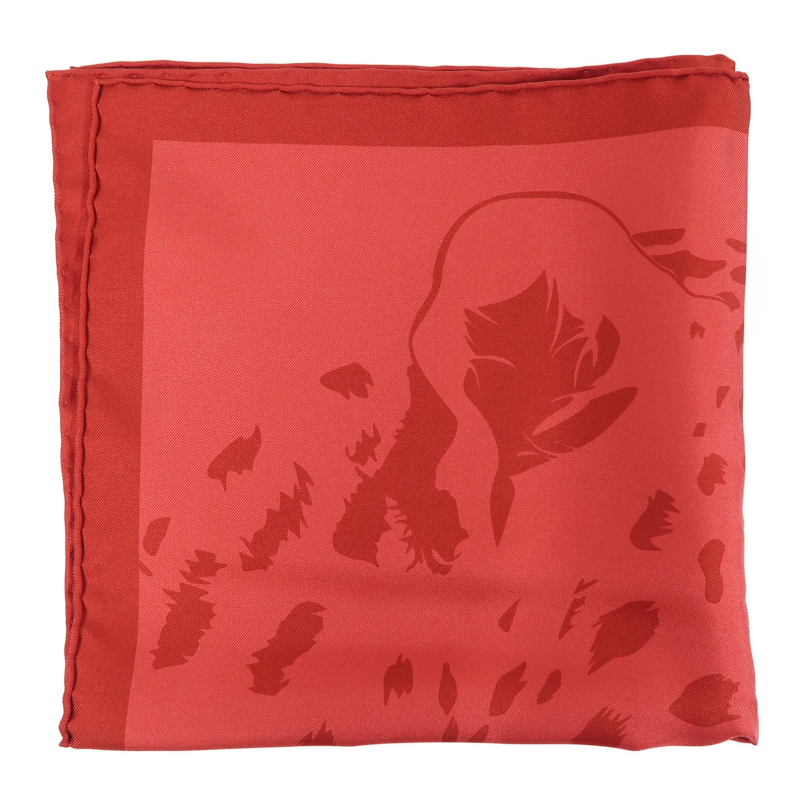 CARTIER 絲質Scarf絲巾紅色