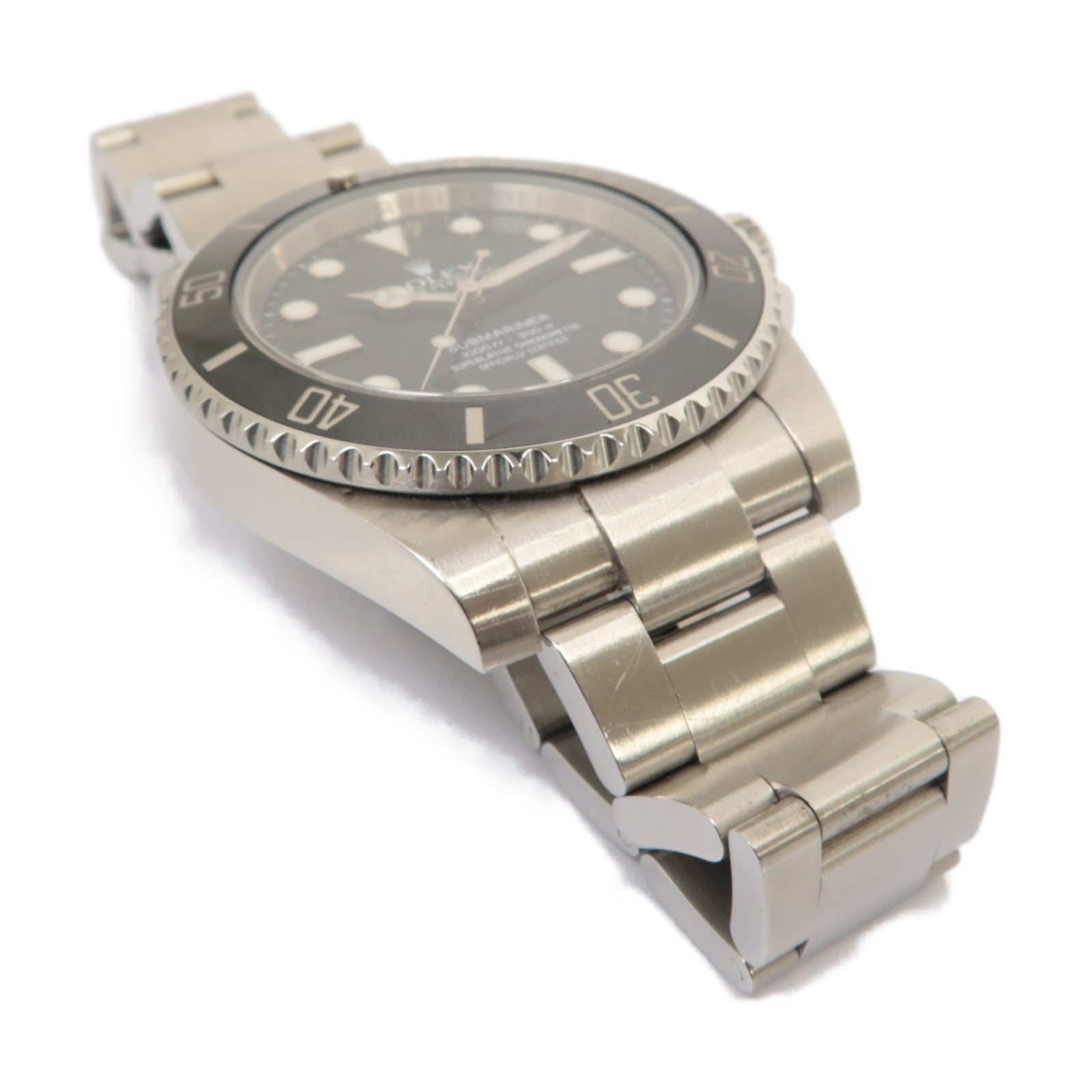 ROLEX 【激減優惠】Submariner不鏽鋼手錶自動機芯黑色