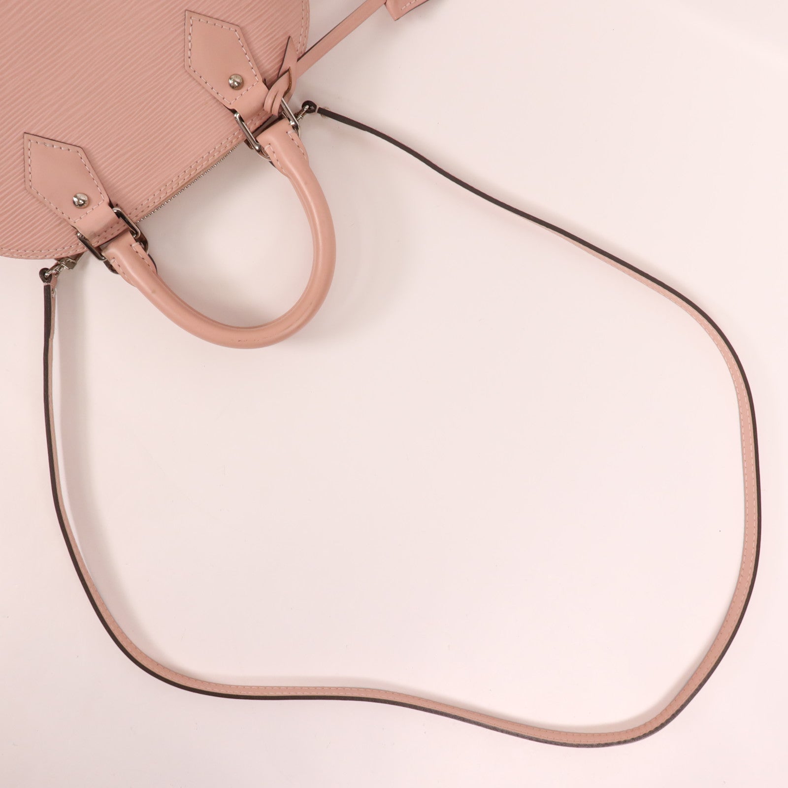 LOUIS VUITTON Epi Alma BB銀扣手挽肩背兩用袋