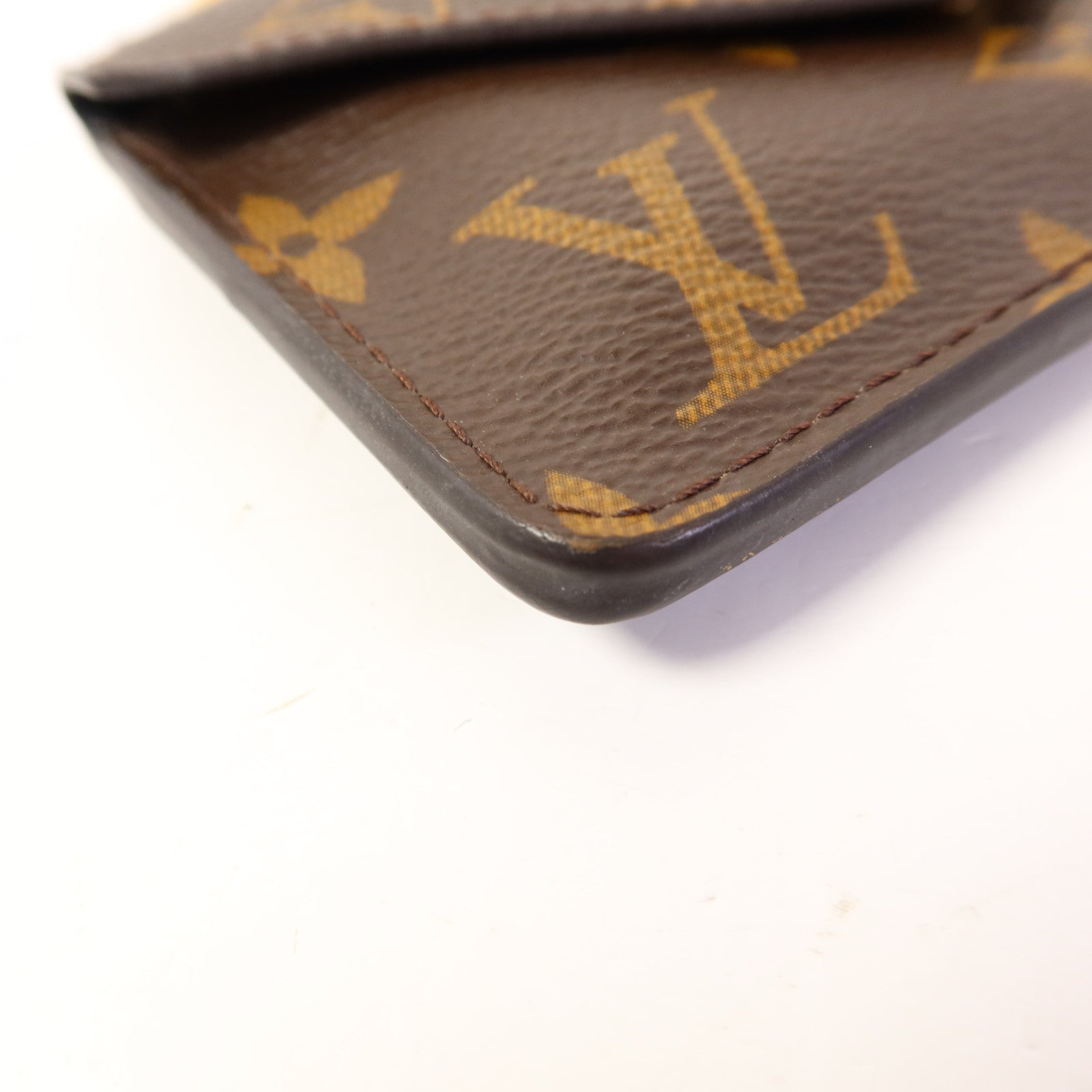LOUIS VUITTON Monogram Recto Verso金扣卡片套