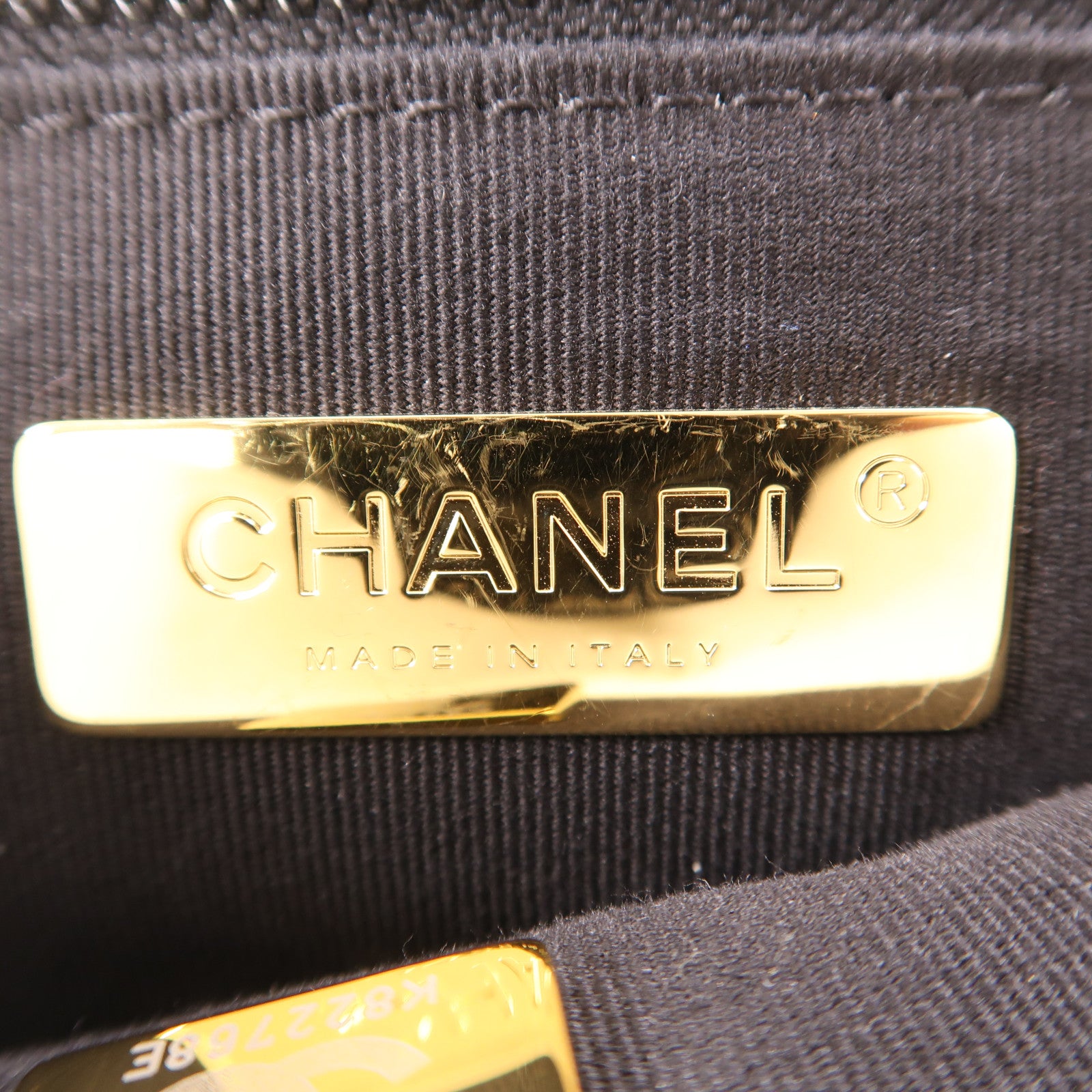 CHANEL CC C19 Medium 2 Way Shoulde Bag Lambskin Leather