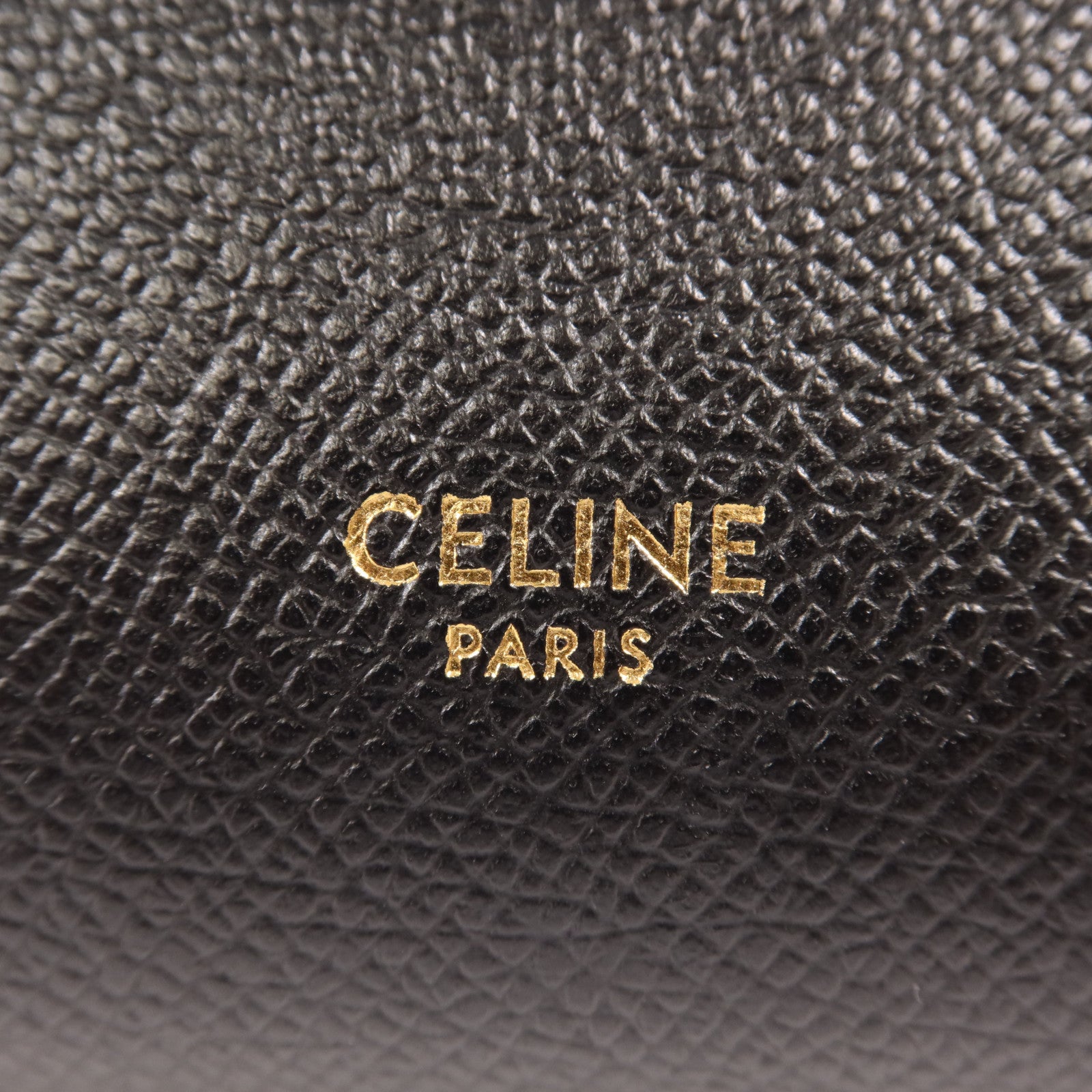 CELINE 牛皮皮革Micro Belt Bag金扣手挽肩背兩用袋