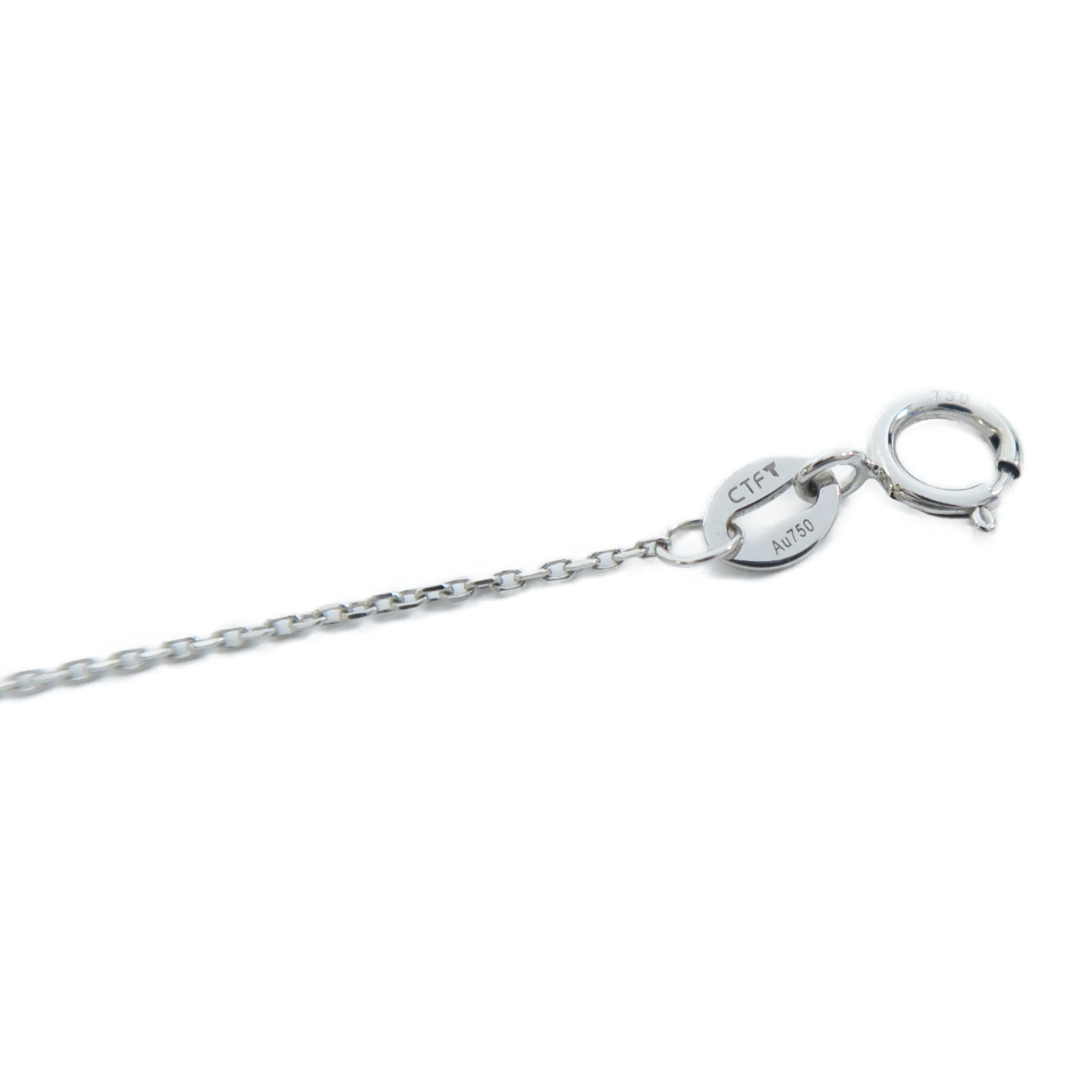 JEWELRY 【激減優惠】18K白金Diamond Necklace 0.09ct鑽石項鍊