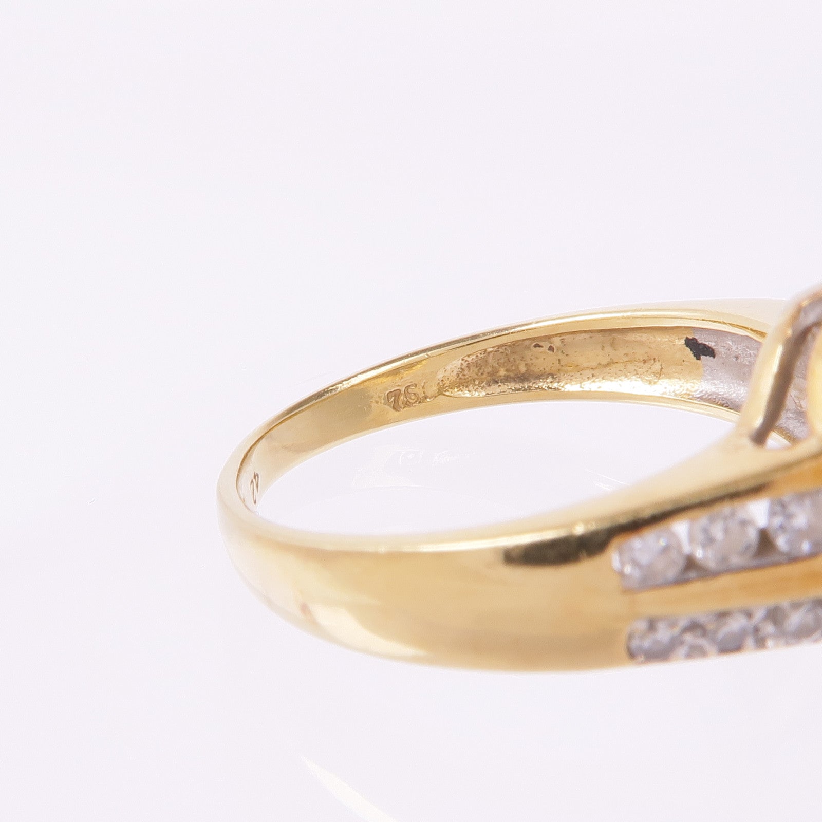 JEWELRY 18K黃金/白金Diamond Ring鑽石戒指US#5.25