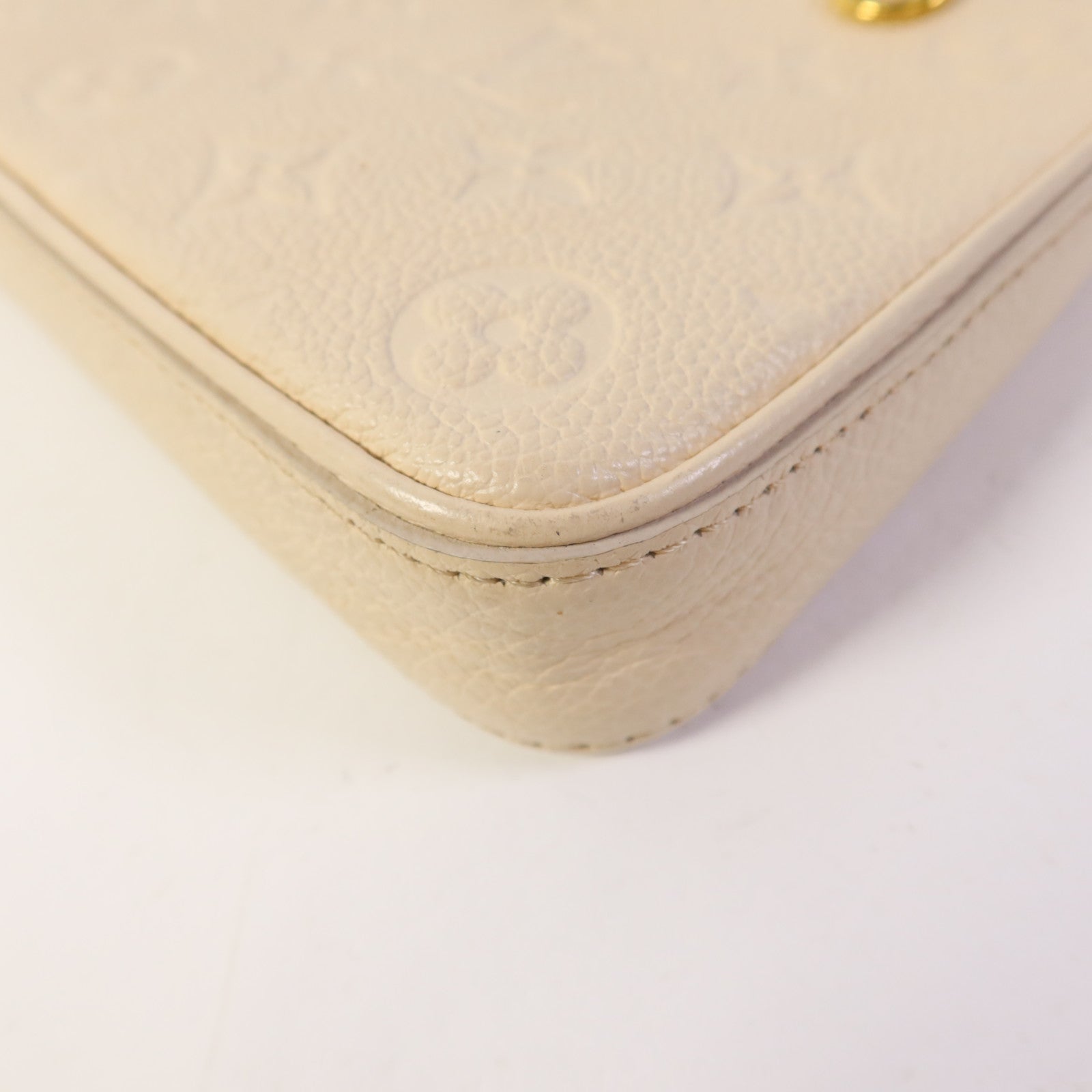 LOUIS VUITTON Monogram Empreinte Easy Pouch On Strap金扣手挽肩背兩用袋