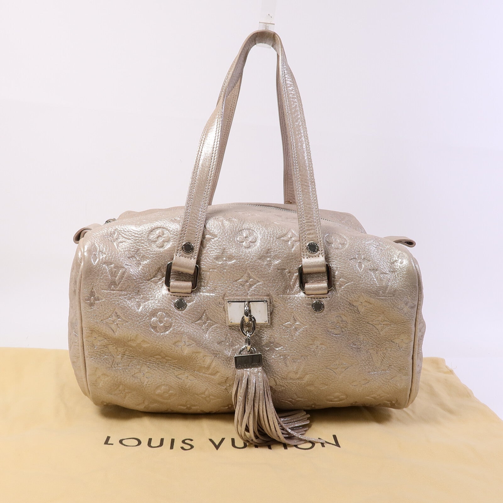 LOUIS VUITTON Monogram Shimmer Comet Boston Bag肩背袋