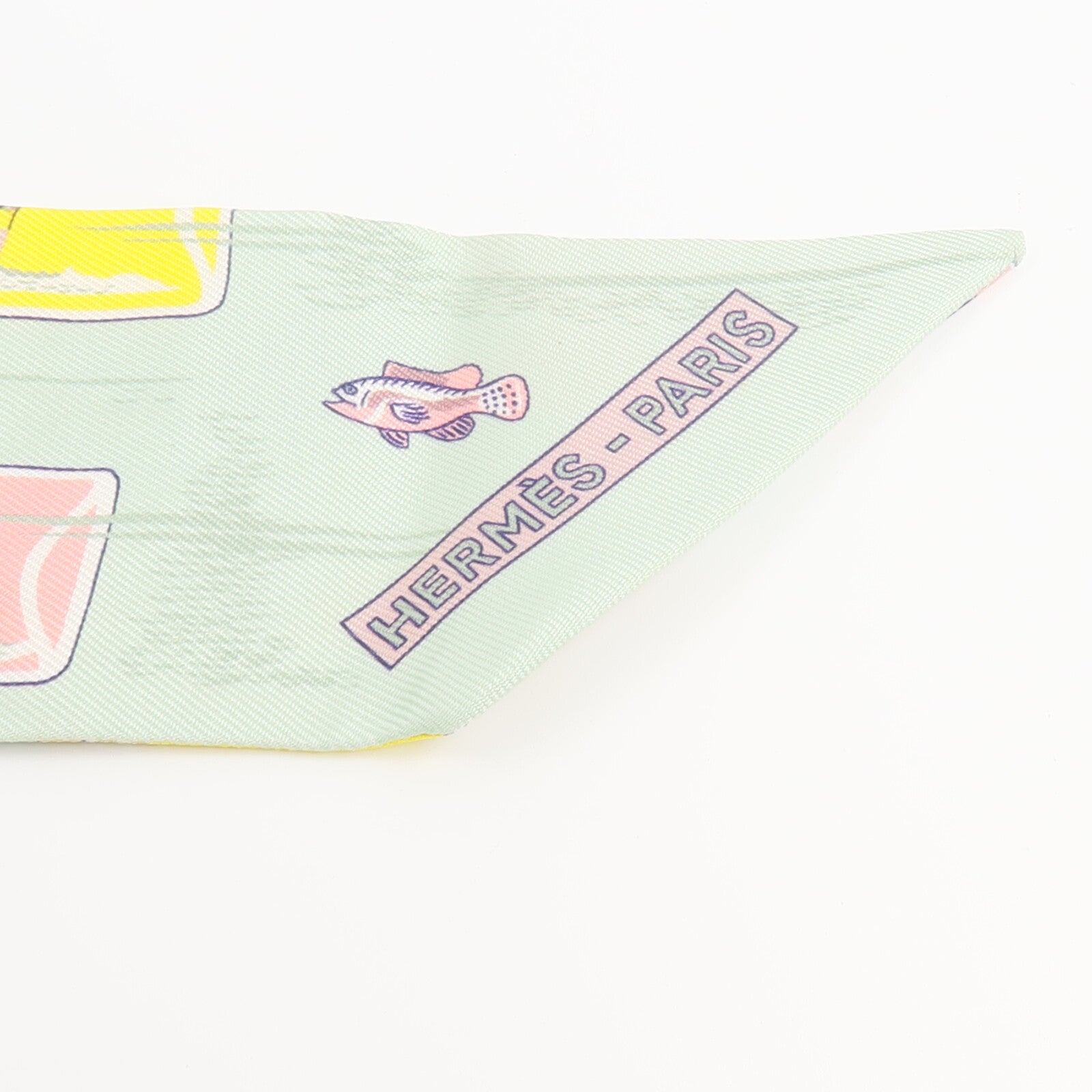 HERMES 【激減優惠】絲質Twilly絲巾