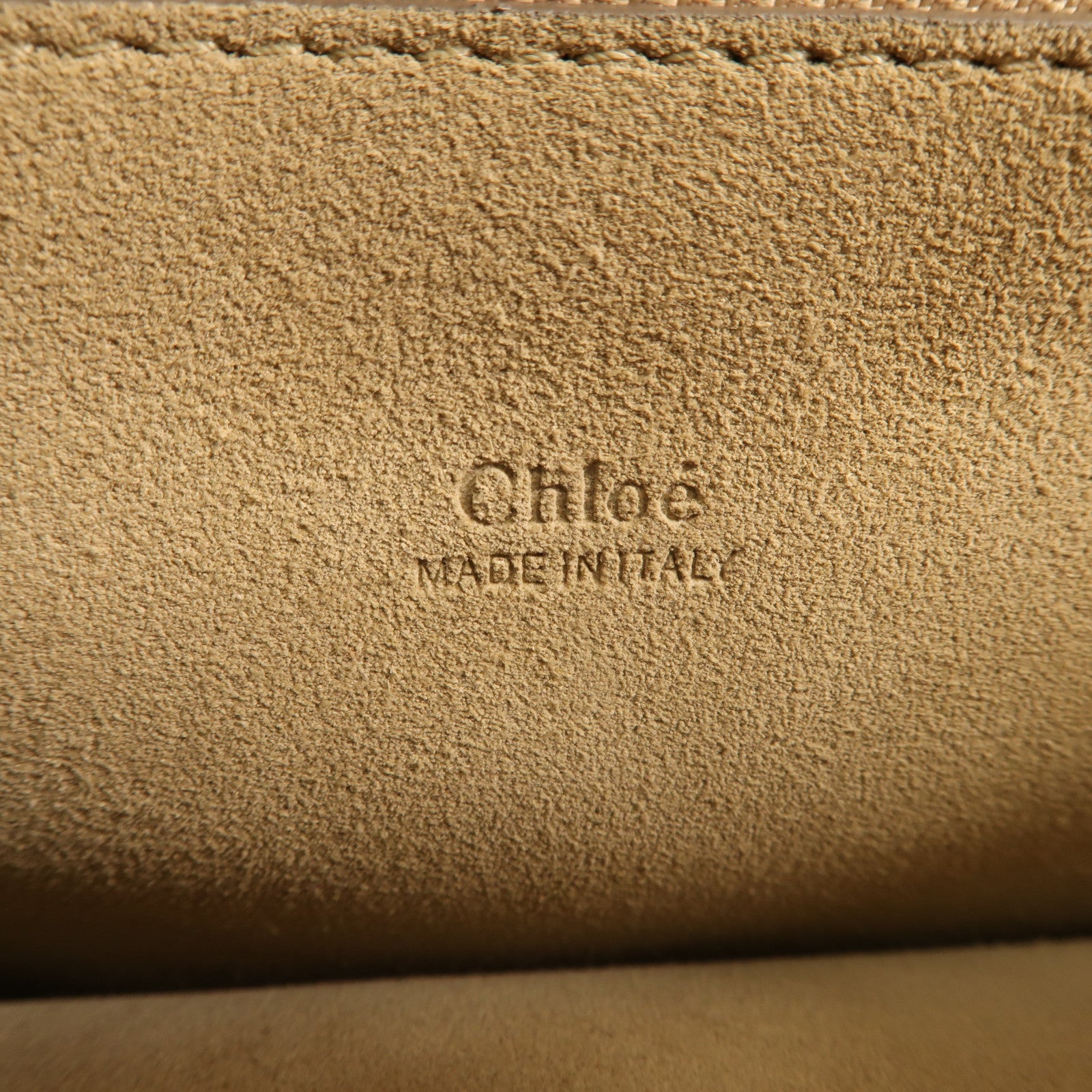 Chloe 牛皮皮革Faye Bag金扣肩背袋