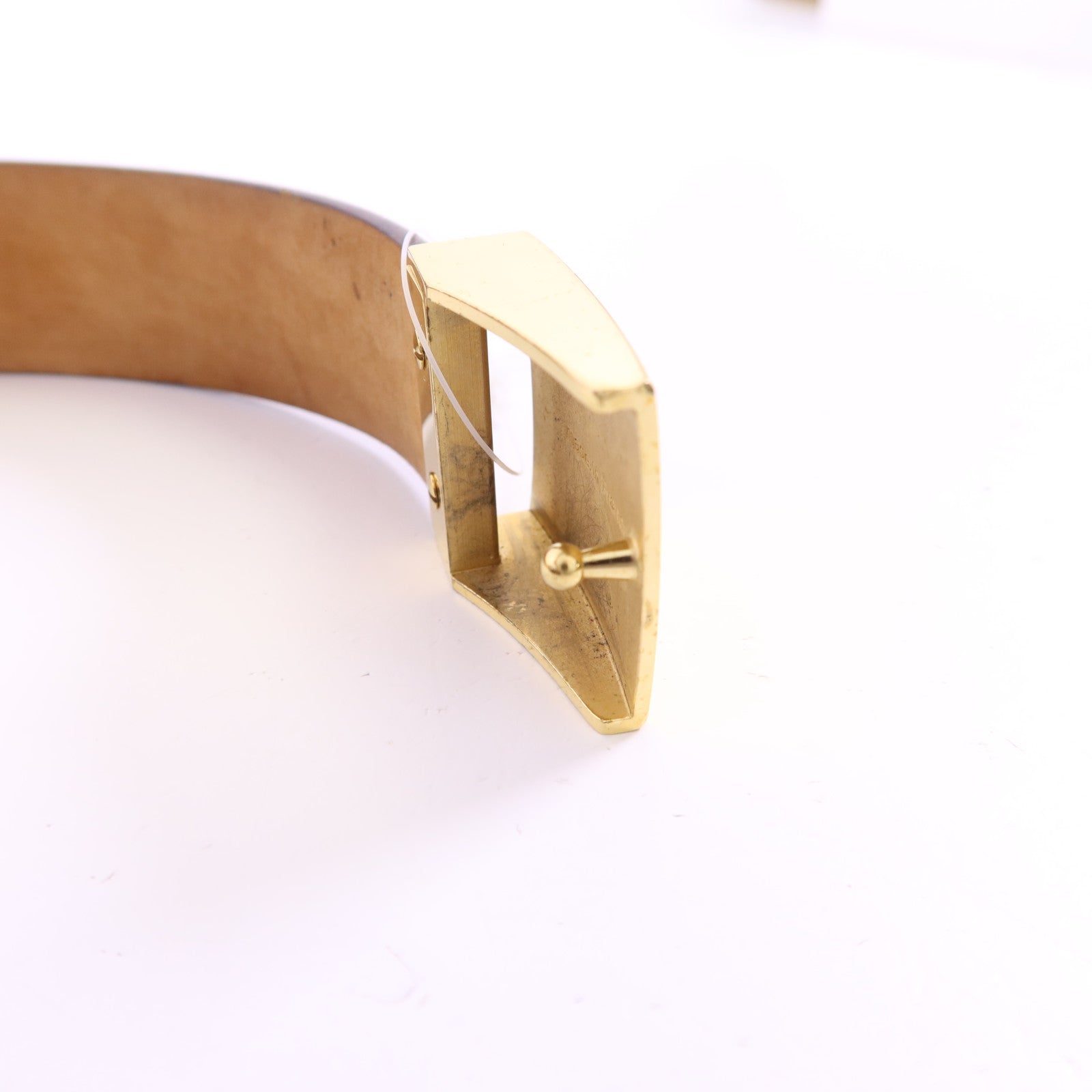 LOUIS VUITTON Monogram Belt金扣皮帶