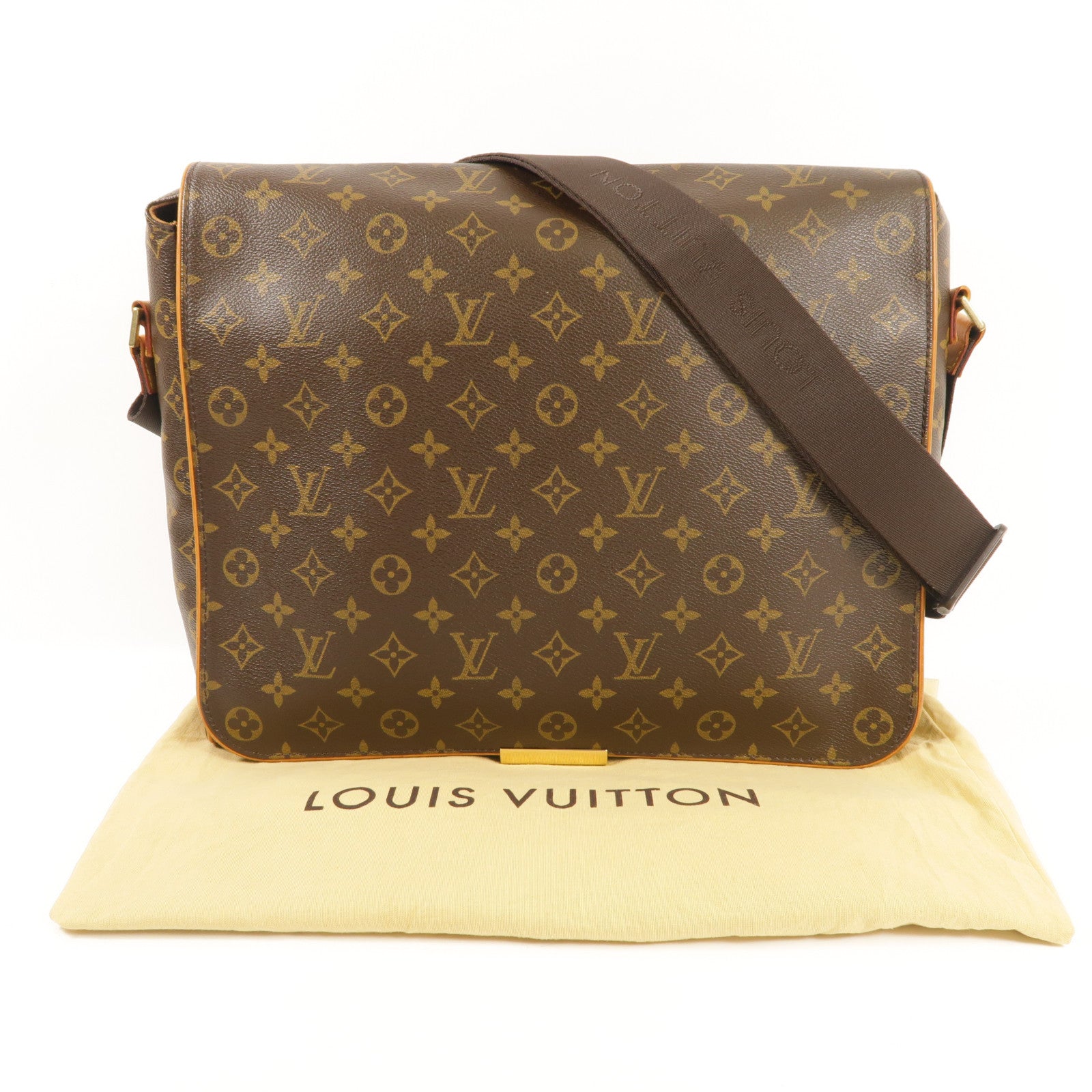 LOUIS VUITTON Monogram Abbesses金扣肩背袋