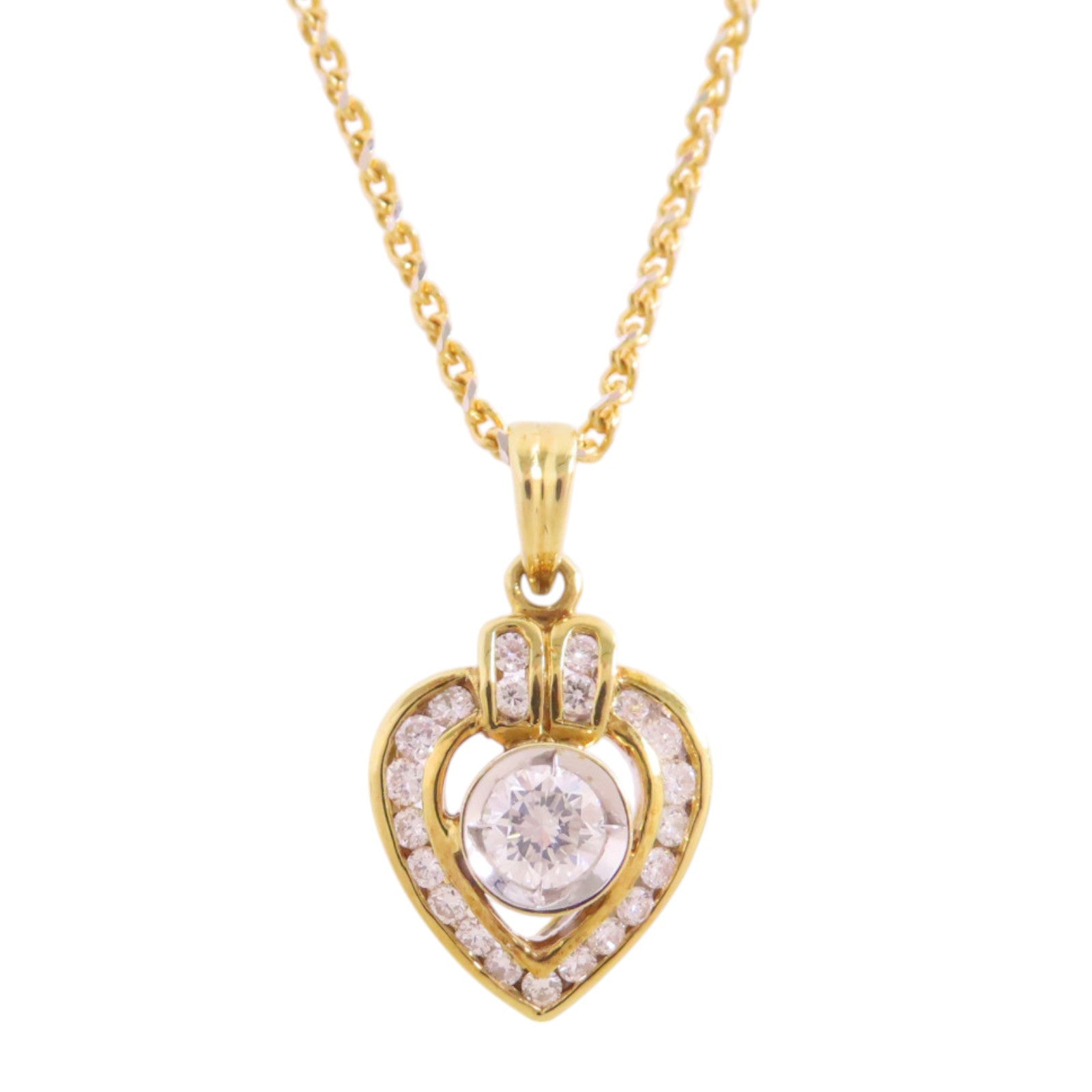 JEWELRY 【激減優惠】18K黃金/鑽石Diamond Necklace項鏈