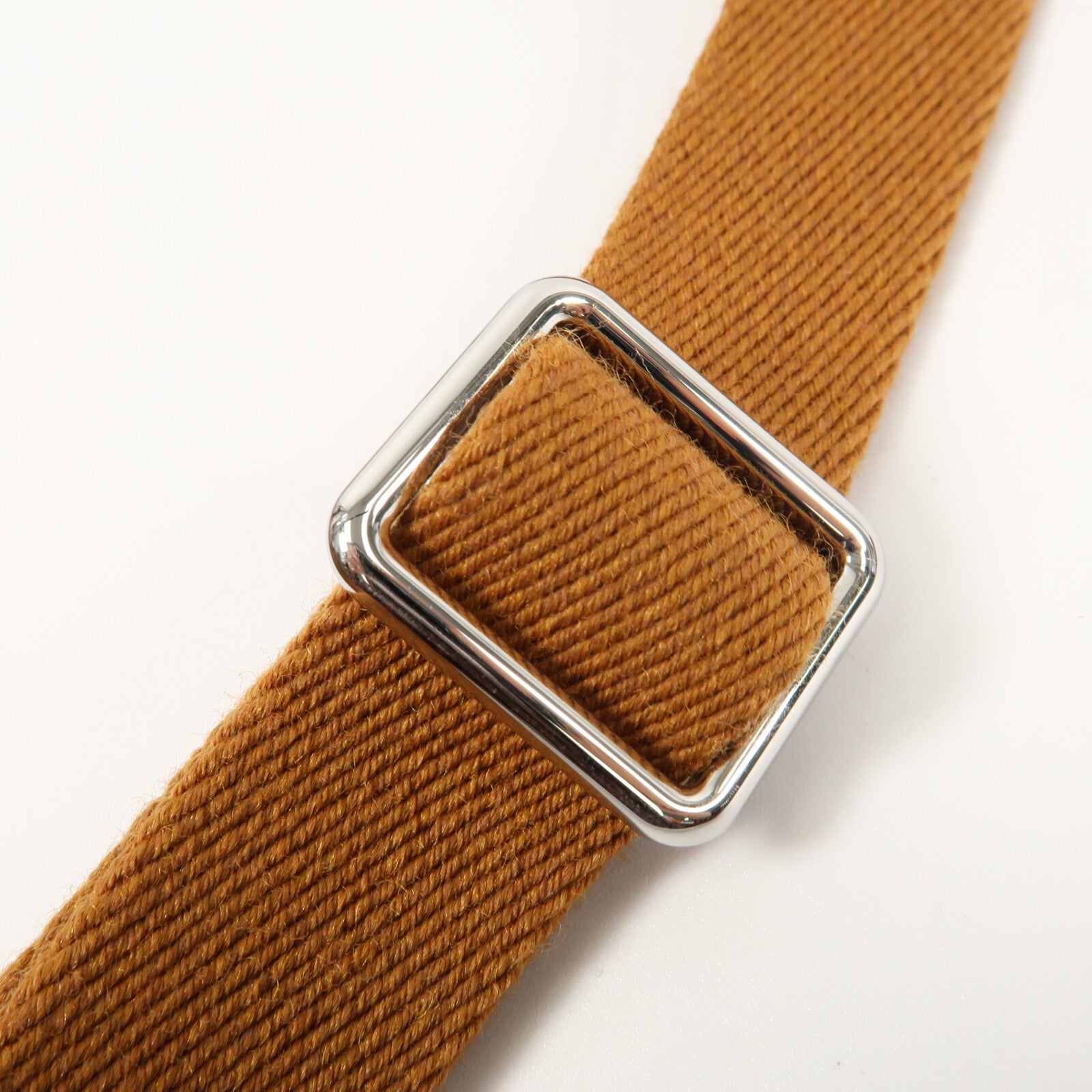 HERMES Evercolor皮革Mini Jypsiere銀扣肩背袋Gold