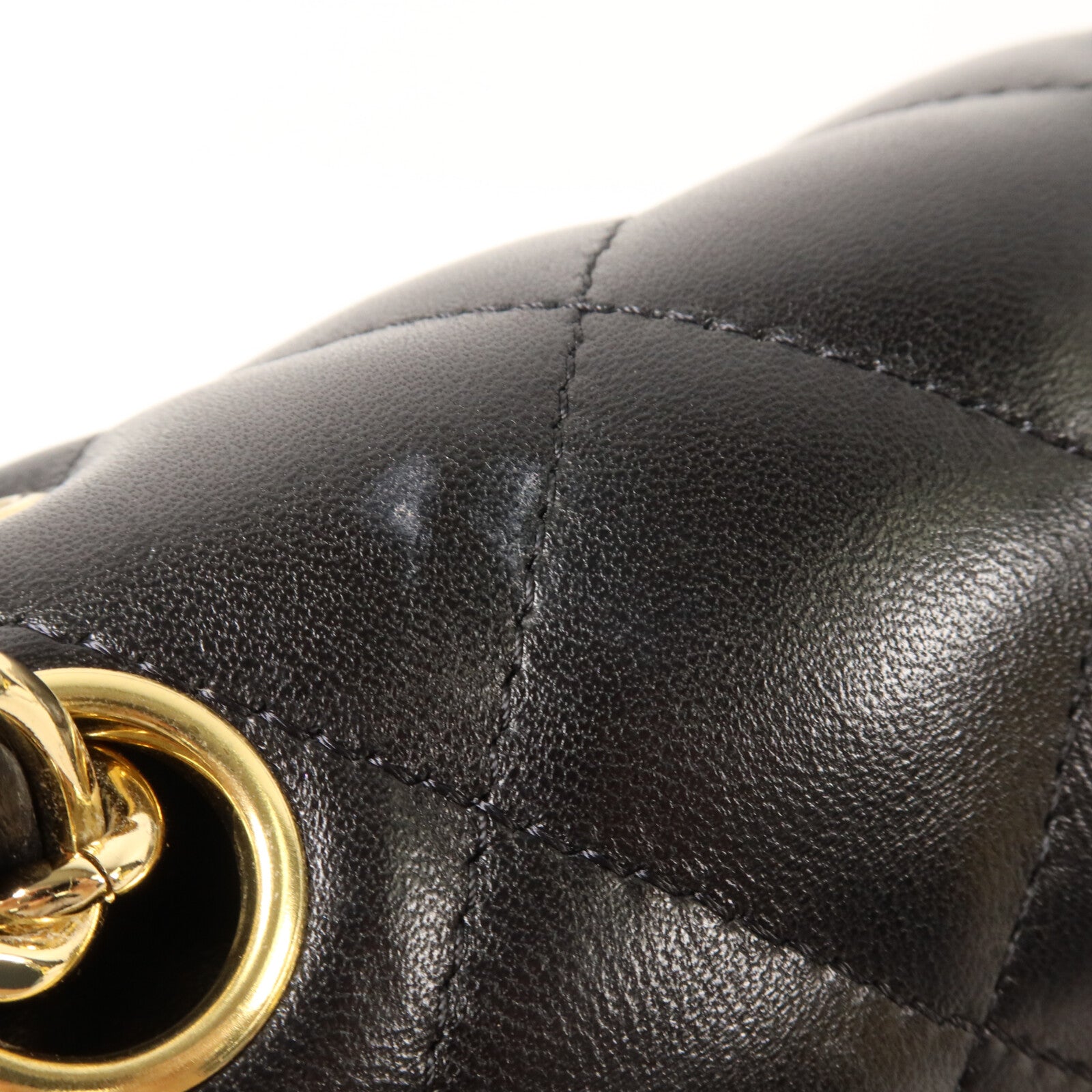CHANEL 羊皮皮革Large Classic鏈帶肩背袋