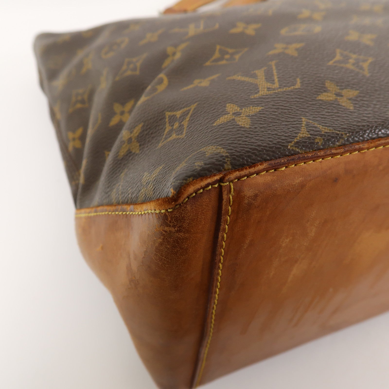 LOUIS VUITTON 【激減優惠】Monogram Cabas Piano金扣手挽袋啡色