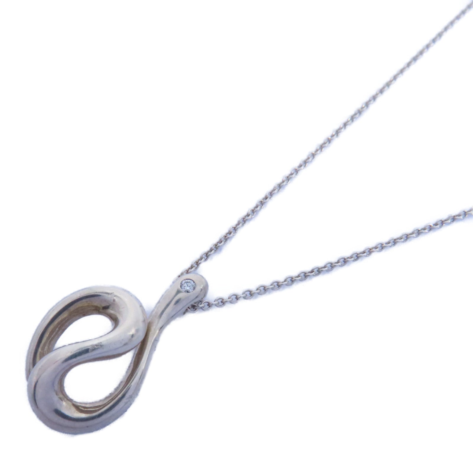 TIFFANY＆CO 【激減優惠】925純銀Diamond Necklace鑽石項鍊