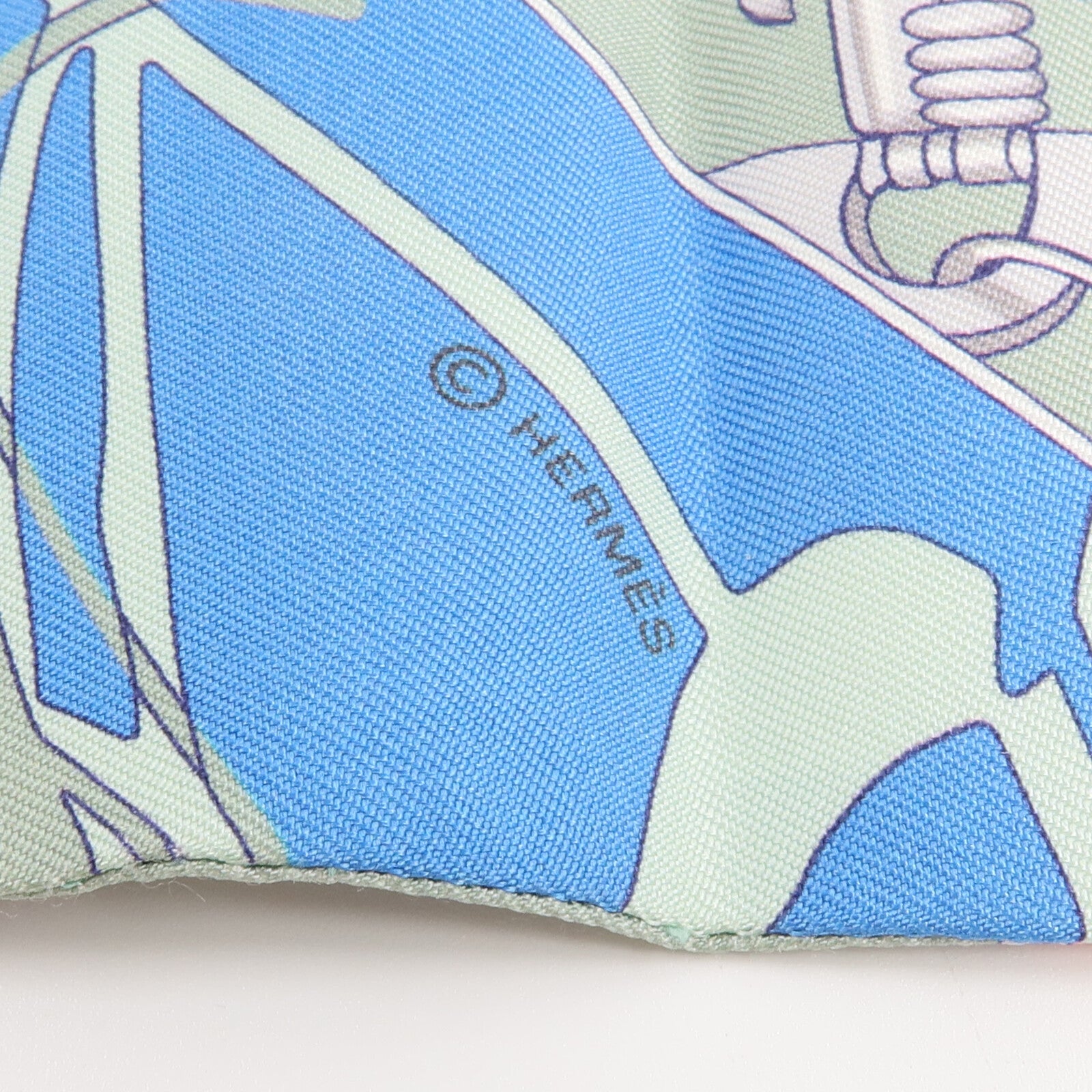 HERMES 【激減優惠】絲質Twilly絲巾