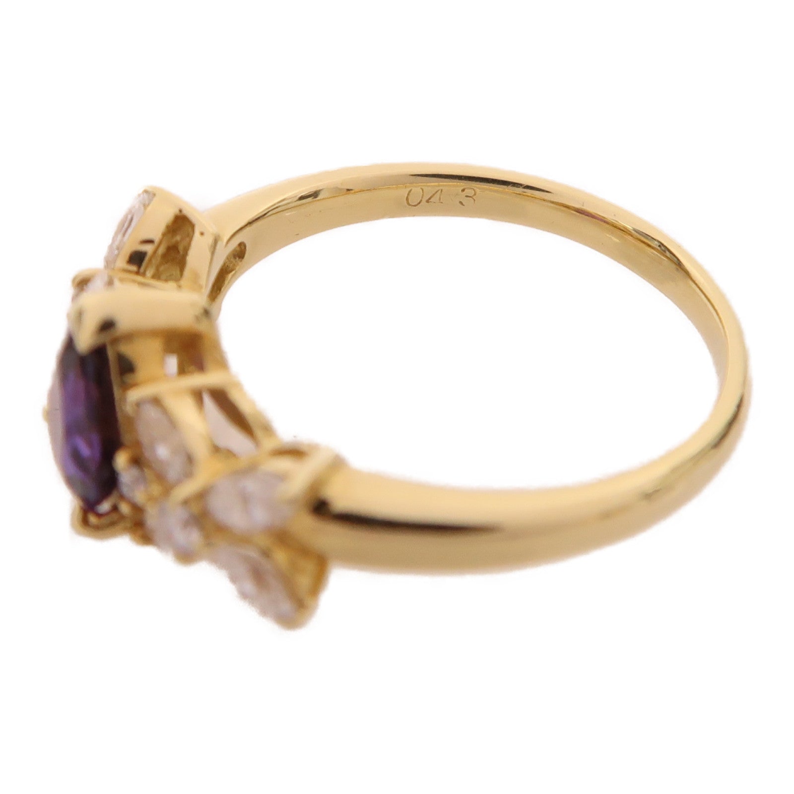 JEWELRY 18K金Ring0.43ct鑽石/0.60ct鑽石戒指US#6