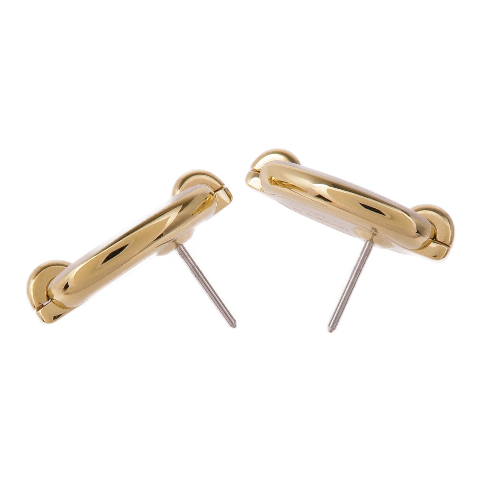 HERMES 金屬Mini Maillon Earrings耳環Creme