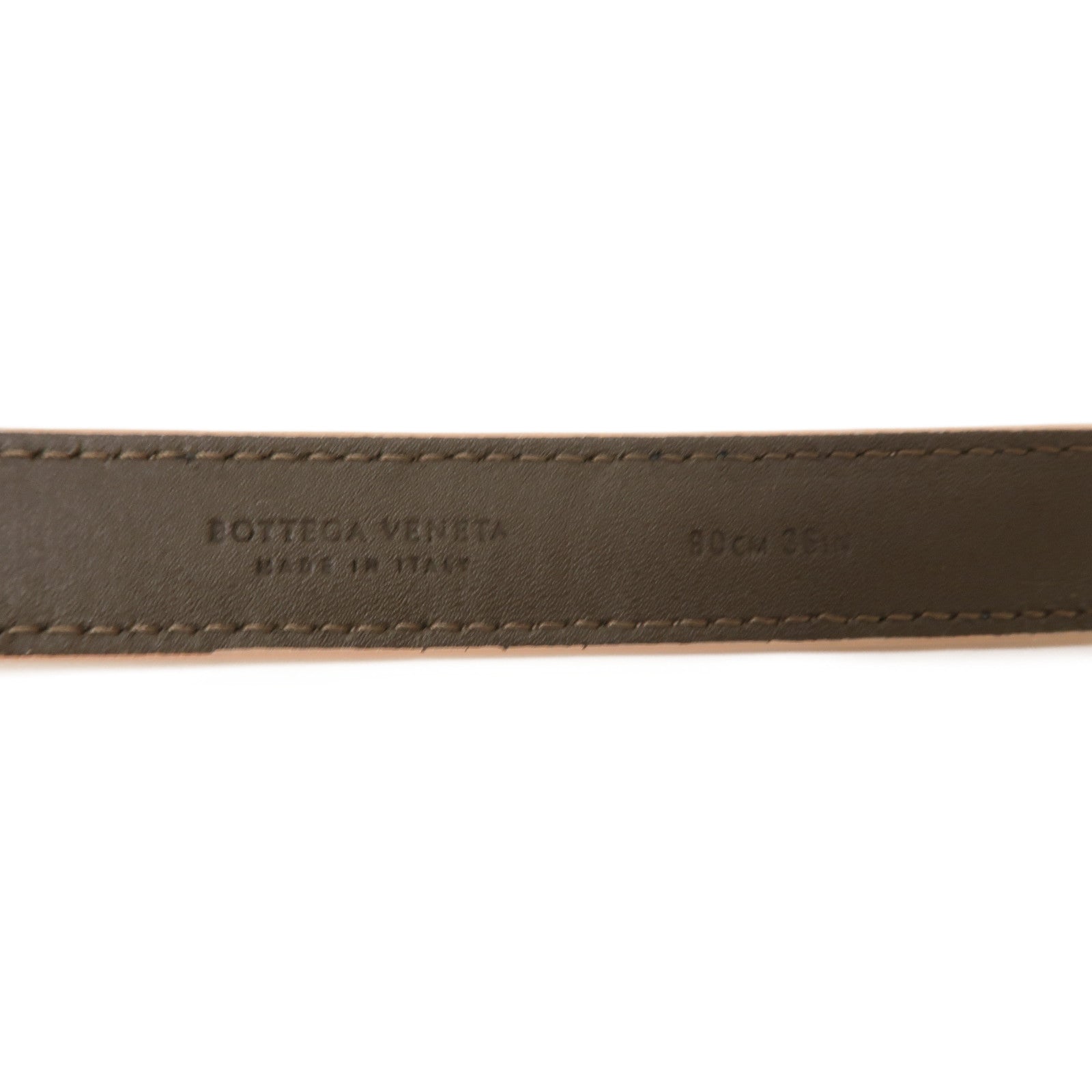 BOTTEGA VENETA 牛皮皮革Belt銀扣皮帶粉紅色