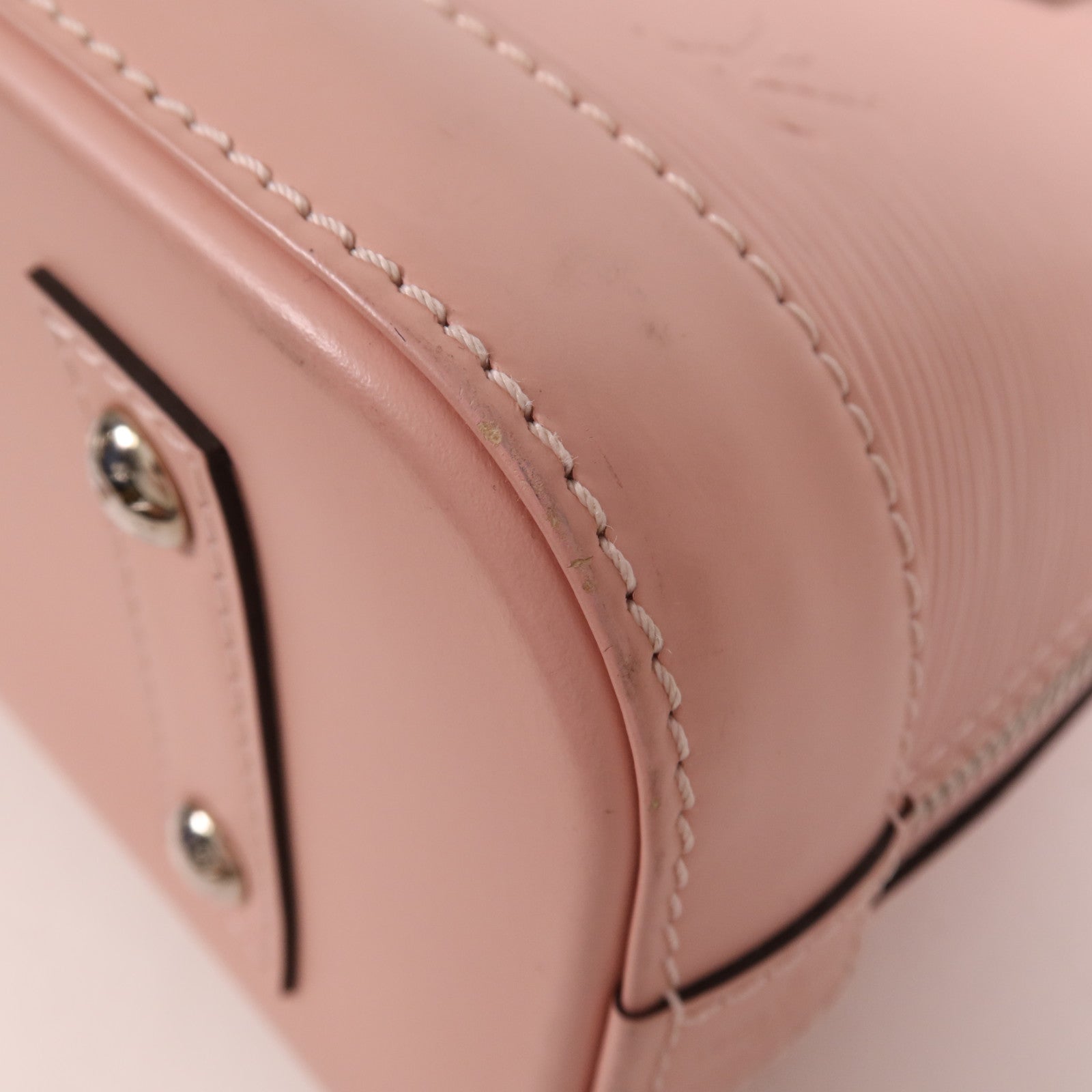 LOUIS VUITTON Epi Alma BB銀扣手挽肩背兩用袋