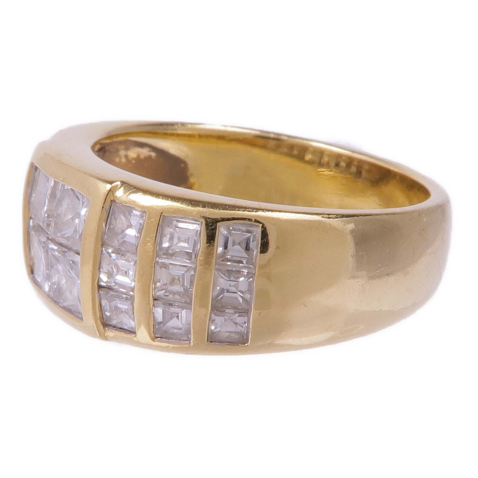JEWELRY 【激減優惠】18K黃金/白金Diamond Ring鑽石戒指US#6.25