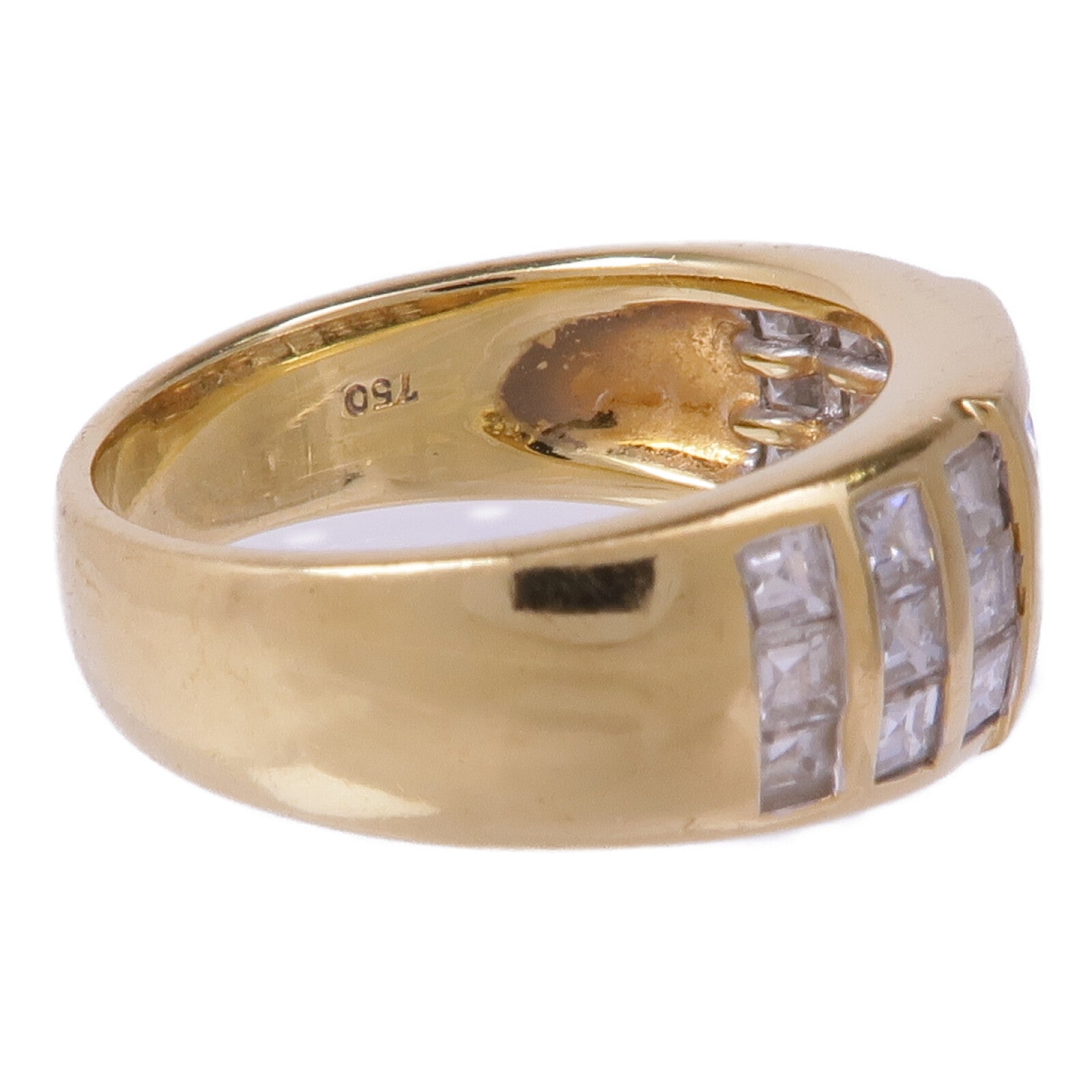 JEWELRY 【激減優惠】18K黃金/白金Diamond Ring鑽石戒指US#6.25
