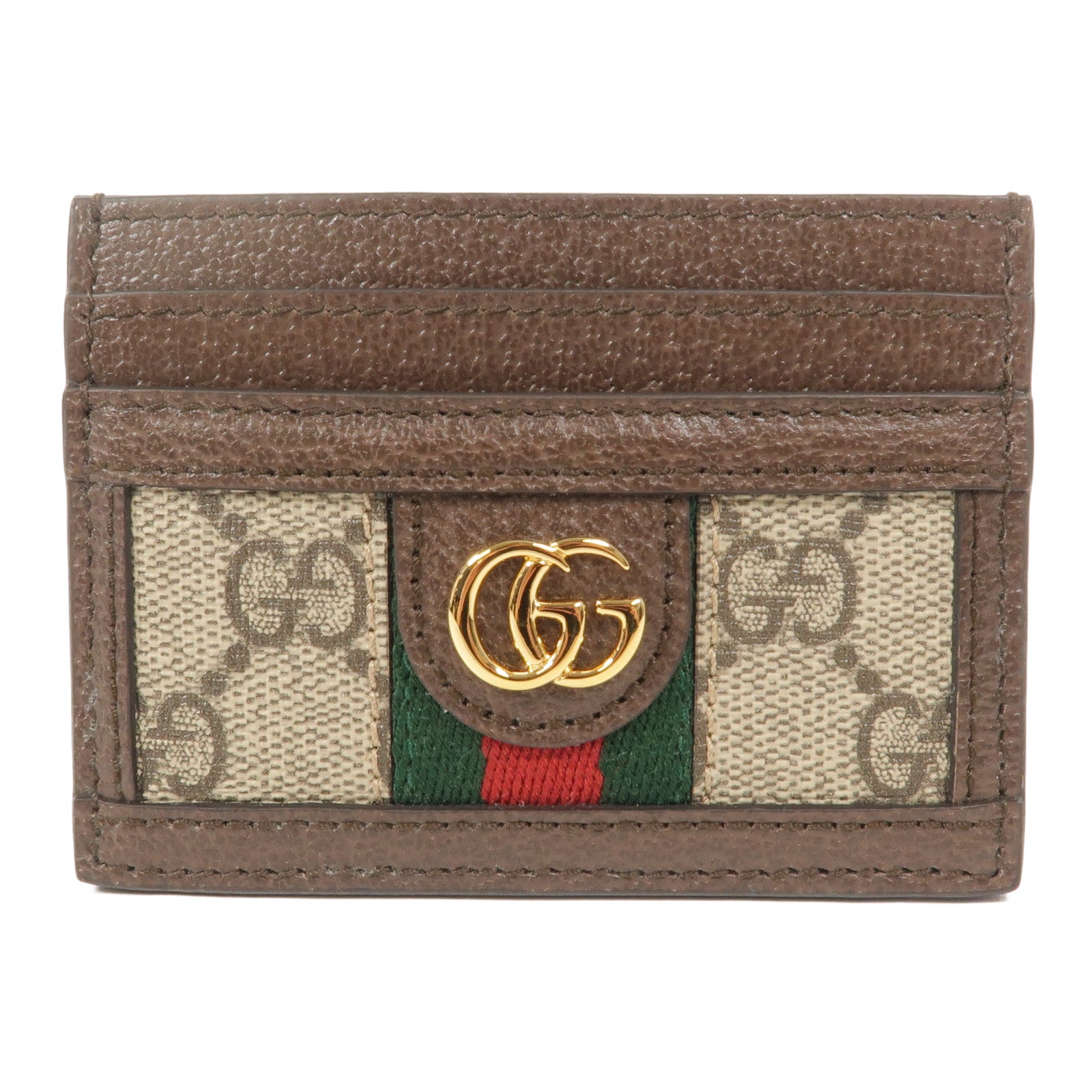 GUCCI 塗層帆布Ophidia GG Card Case卡片套