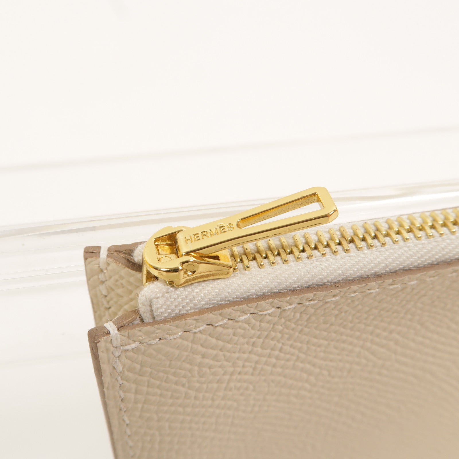 HERMES Epsom皮革Constance Slim錢包Nata