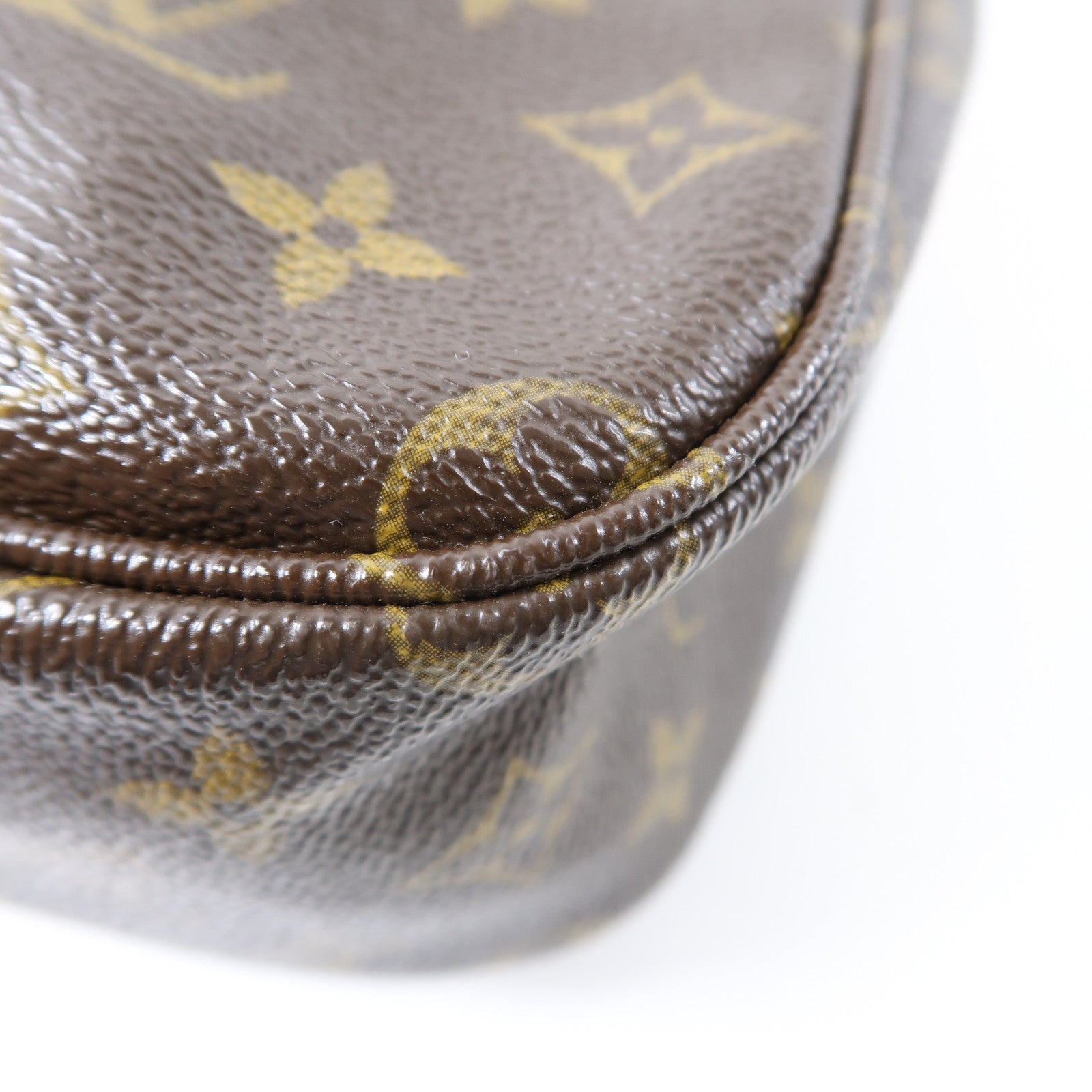 LOUIS VUITTON Monogram Sac Bosphore金扣手挽肩背兩用袋啡色