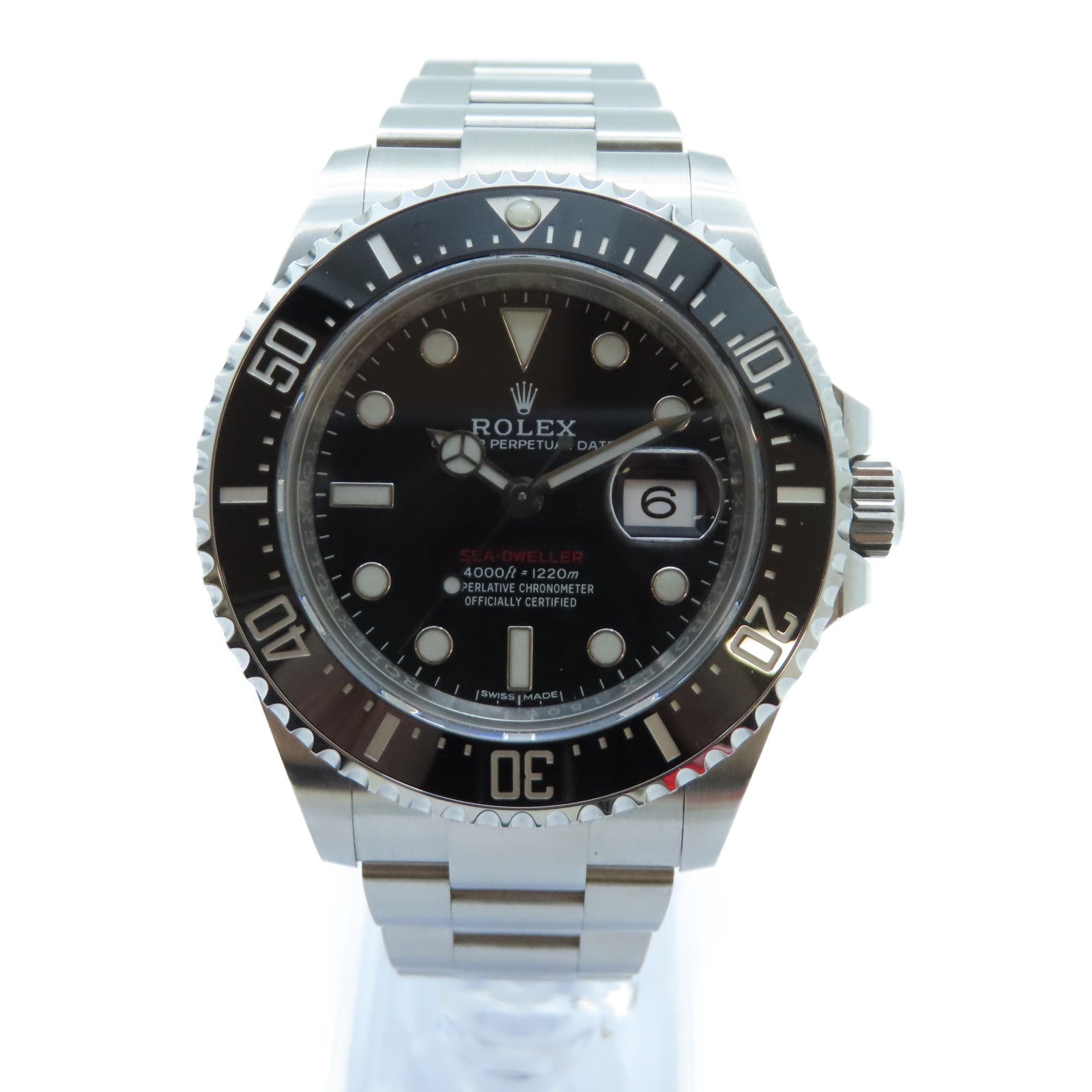 ROLEX Sea-Dweller不鏽鋼手錶自動機芯黑色