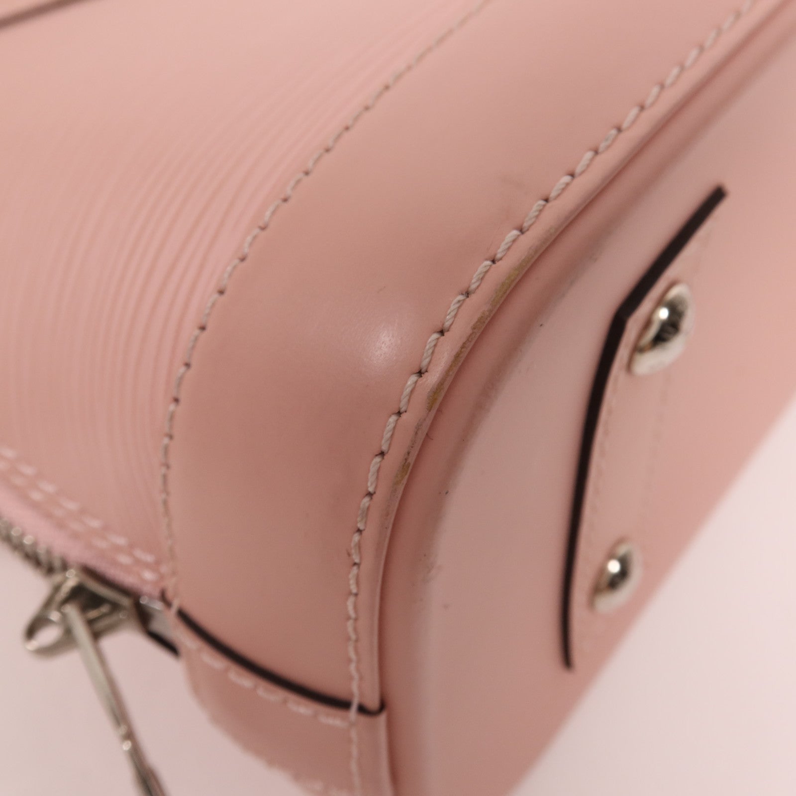 LOUIS VUITTON Epi Alma BB銀扣手挽肩背兩用袋