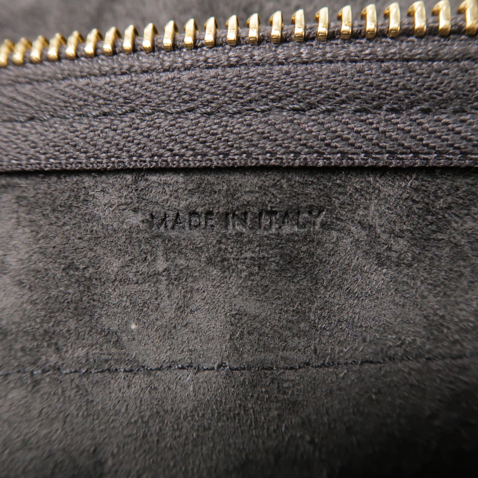 CELINE 牛皮皮革Mini Belt Bag金扣手挽肩背兩用袋灰色
