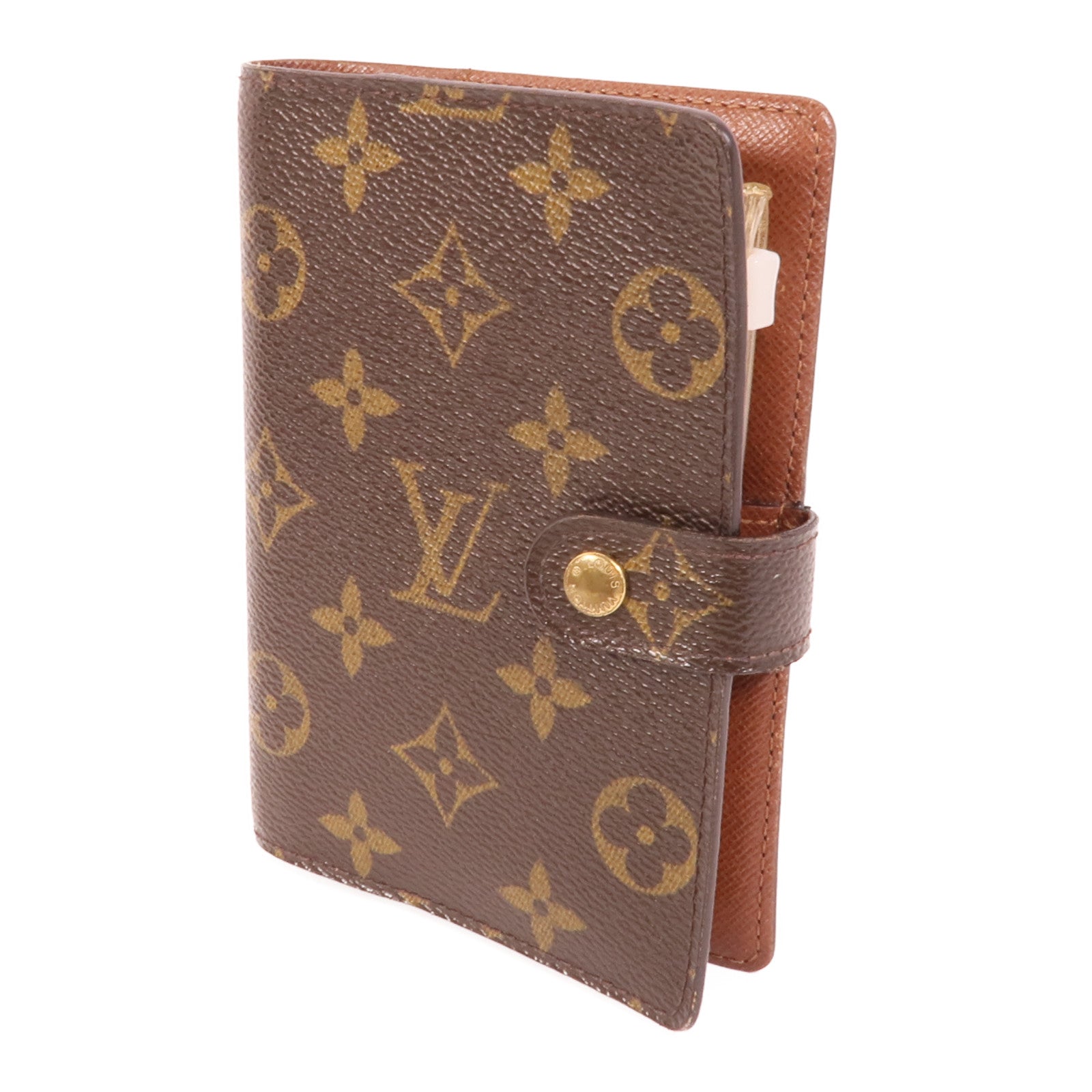 LOUIS VUITTON Monogram Agenda Cover金扣記事本封套