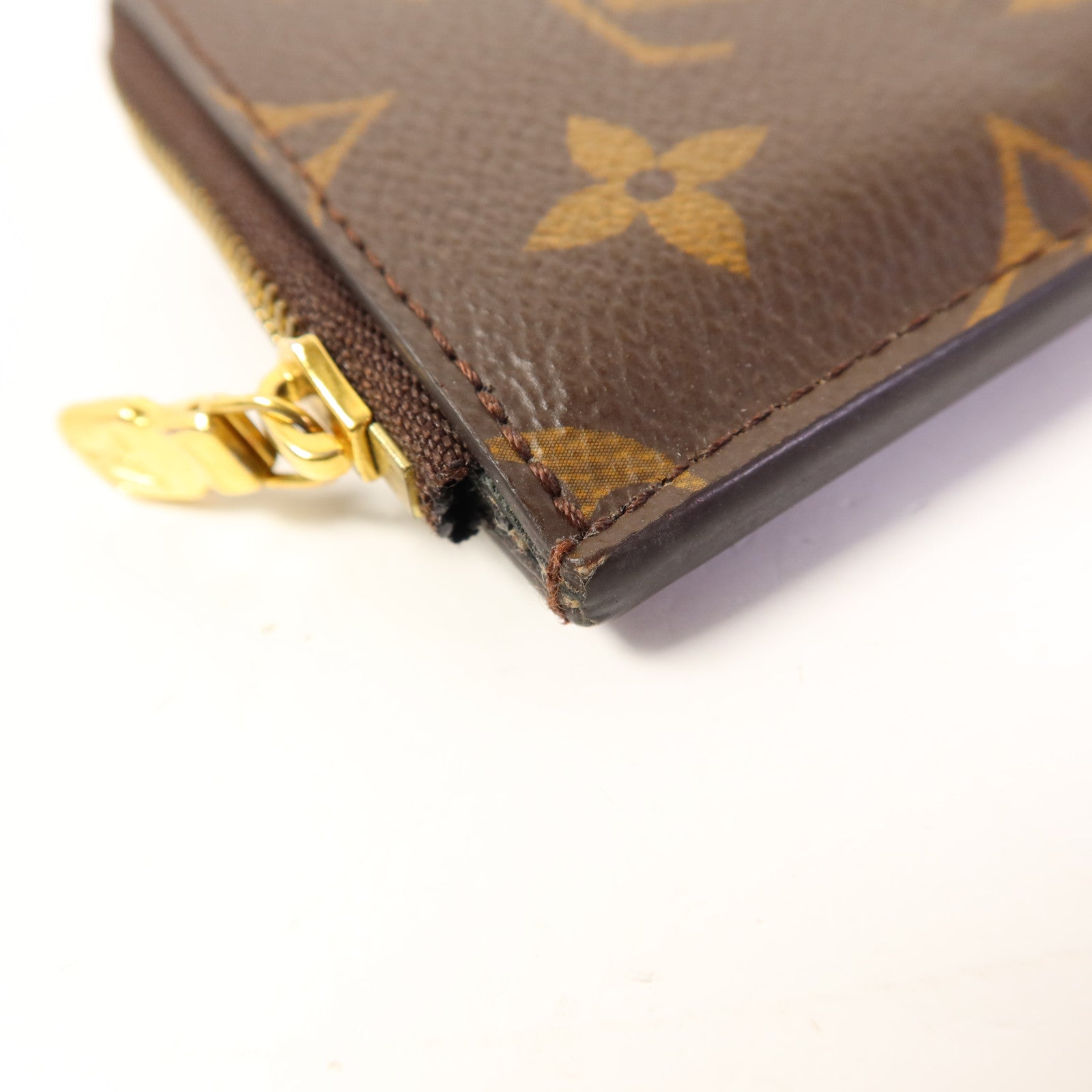 LOUIS VUITTON Monogram Recto Verso金扣卡片套