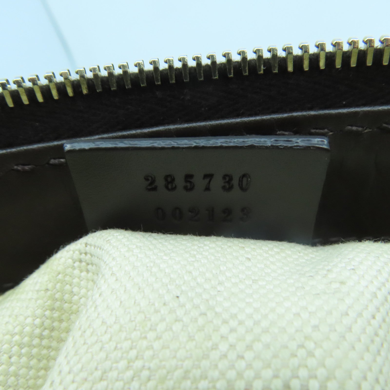 GUCCI 【激減優惠】帆布/牛皮皮革Shoulder Bag金扣手挽肩背兩用袋啡色