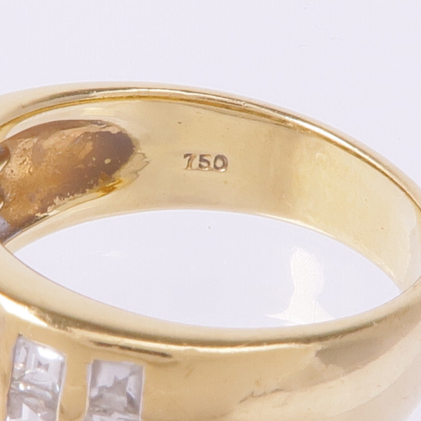 JEWELRY 【激減優惠】18K黃金/白金Diamond Ring鑽石戒指US#6.25