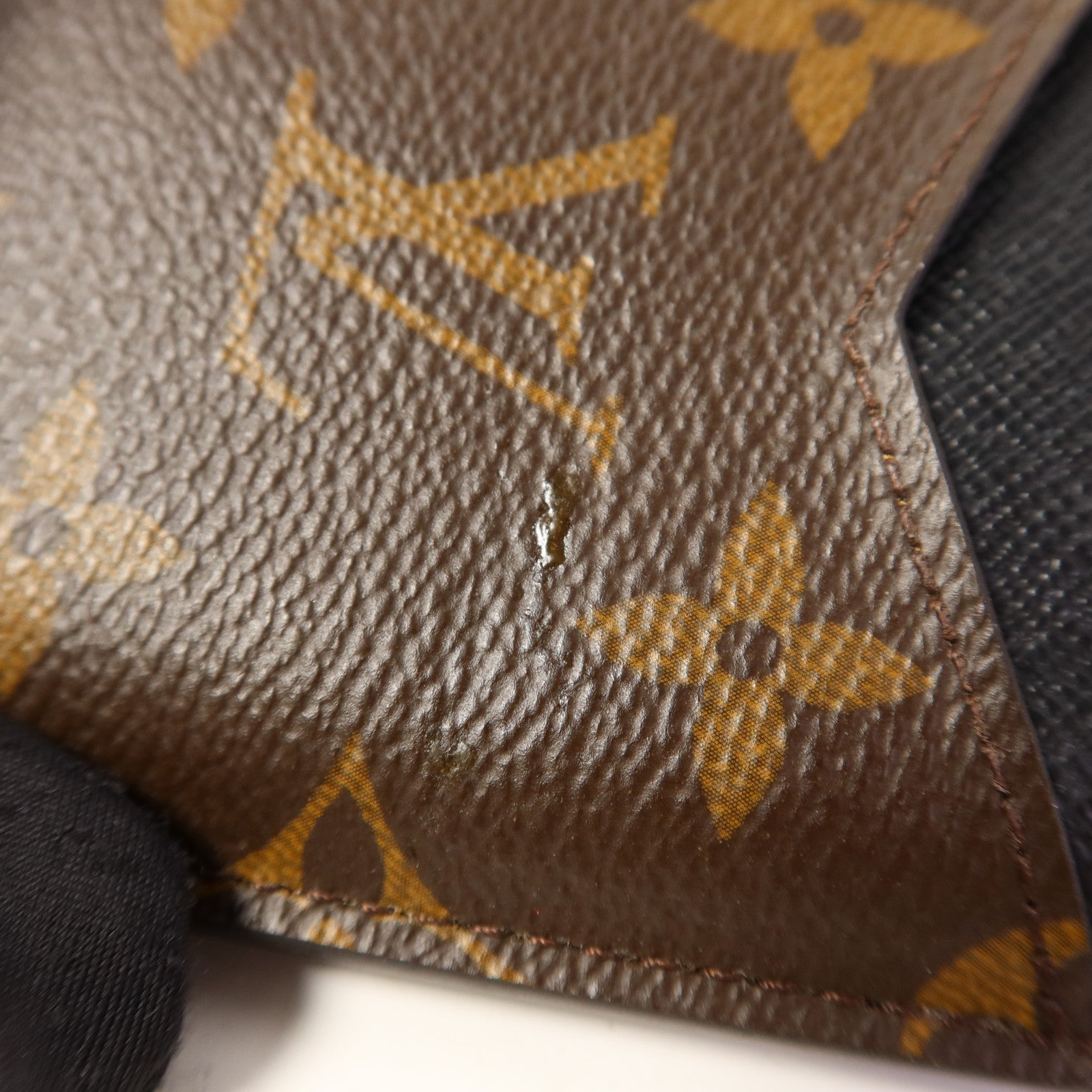 LOUIS VUITTON Monogram Recto Verso金扣卡片套
