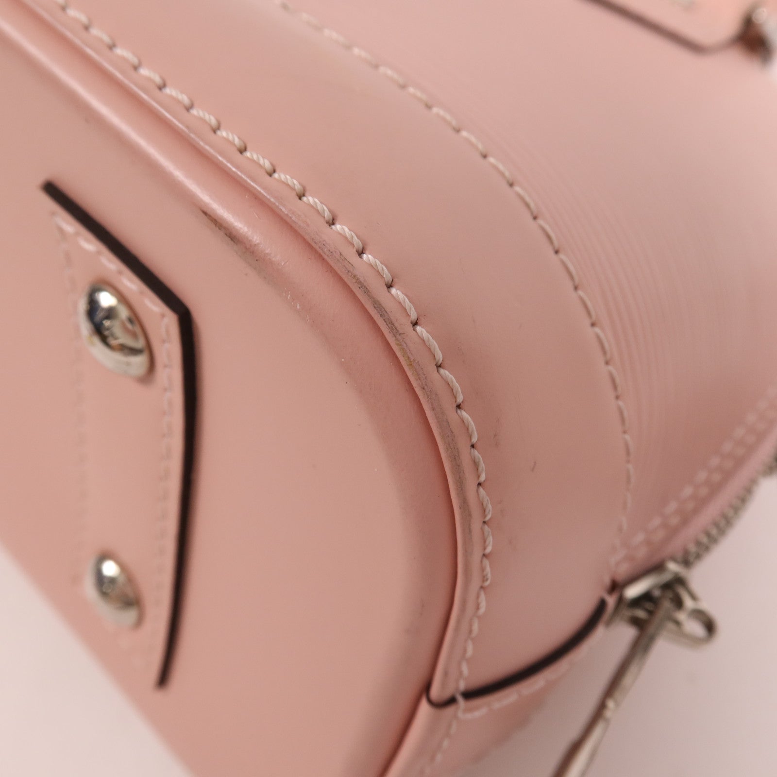 LOUIS VUITTON Epi Alma BB銀扣手挽肩背兩用袋