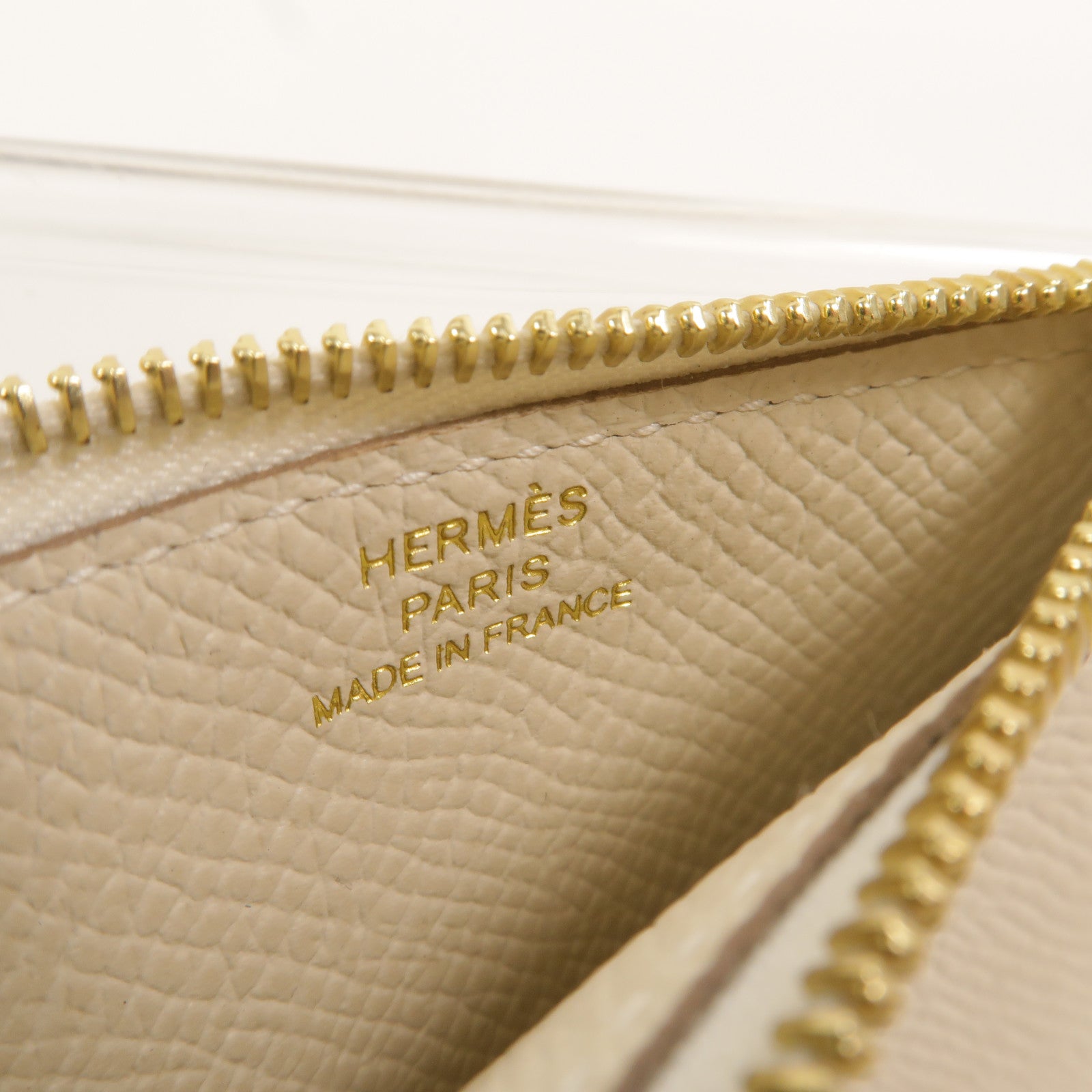 HERMES Epsom皮革Constance Slim錢包Nata