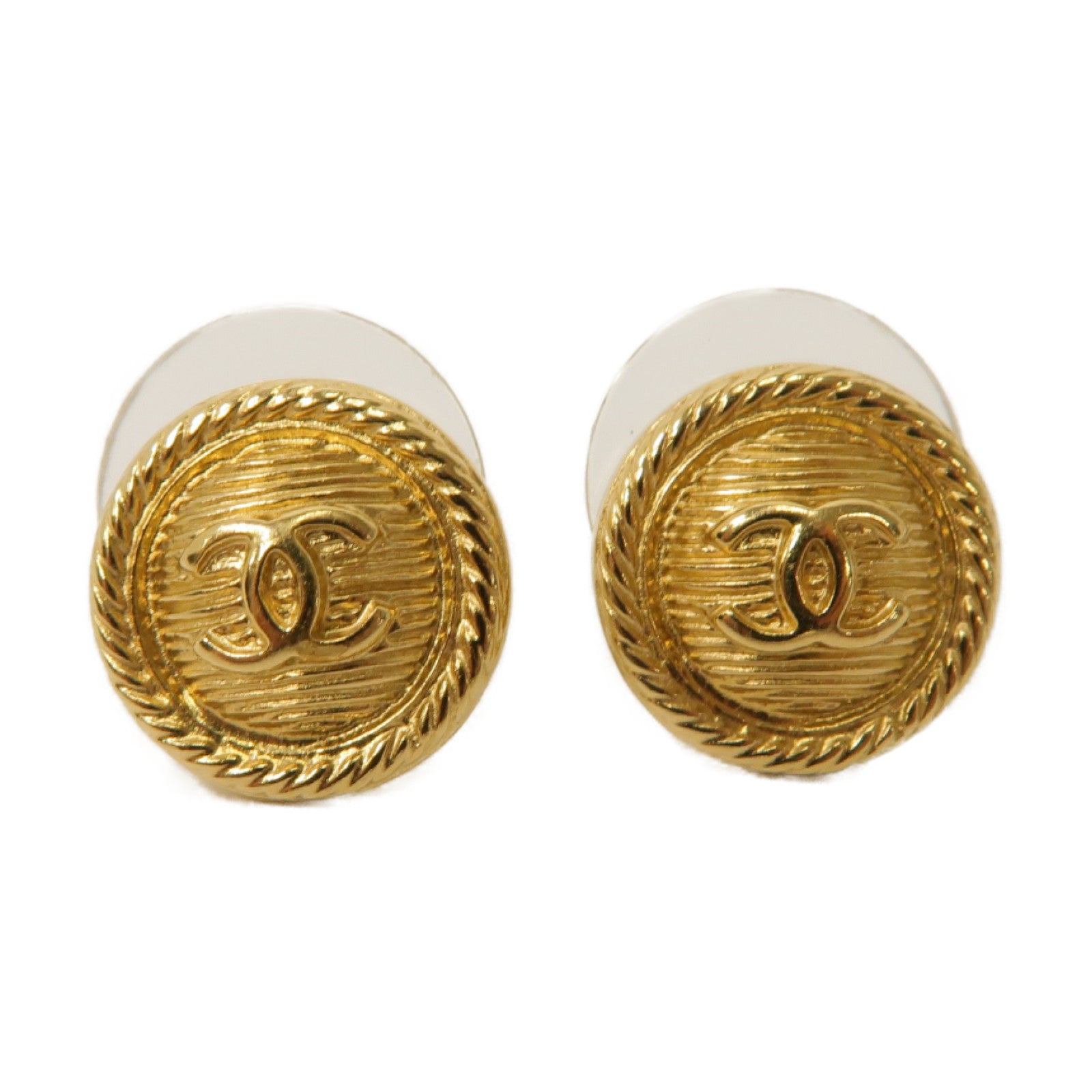 CHANEL 金屬Earrings耳環金色
