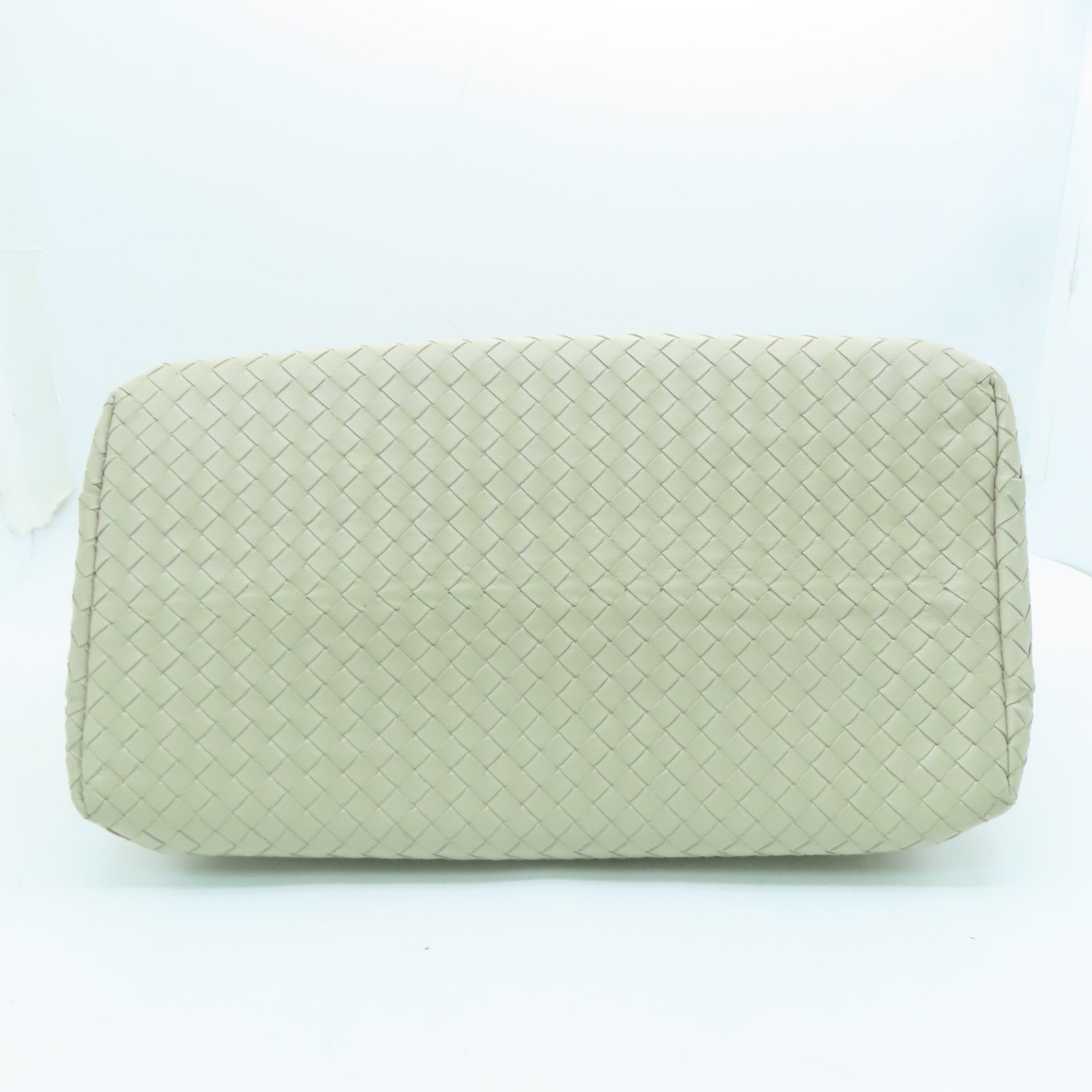BOTTEGA VENETA Textured Leather Shoulder Bag Beige