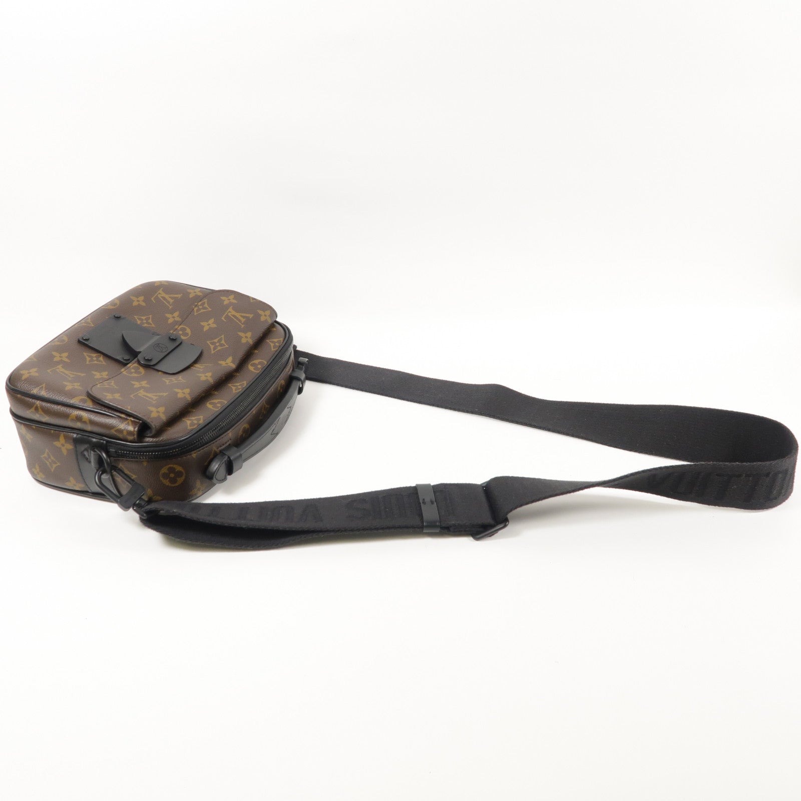 LOUIS VUITTON Monogram S Lock Messenger手挽肩背兩用袋