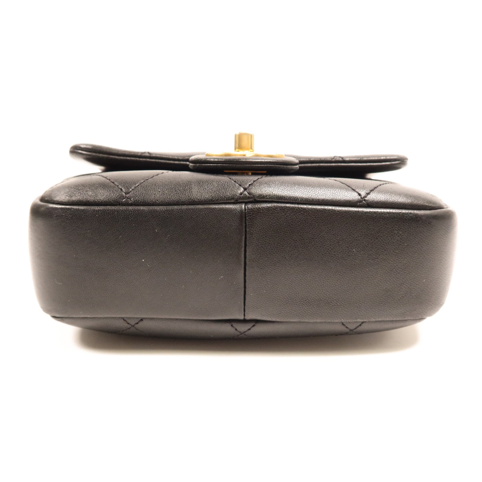 CHANEL 羊皮皮革Chain Shoulder Bag金扣鏈帶肩背袋