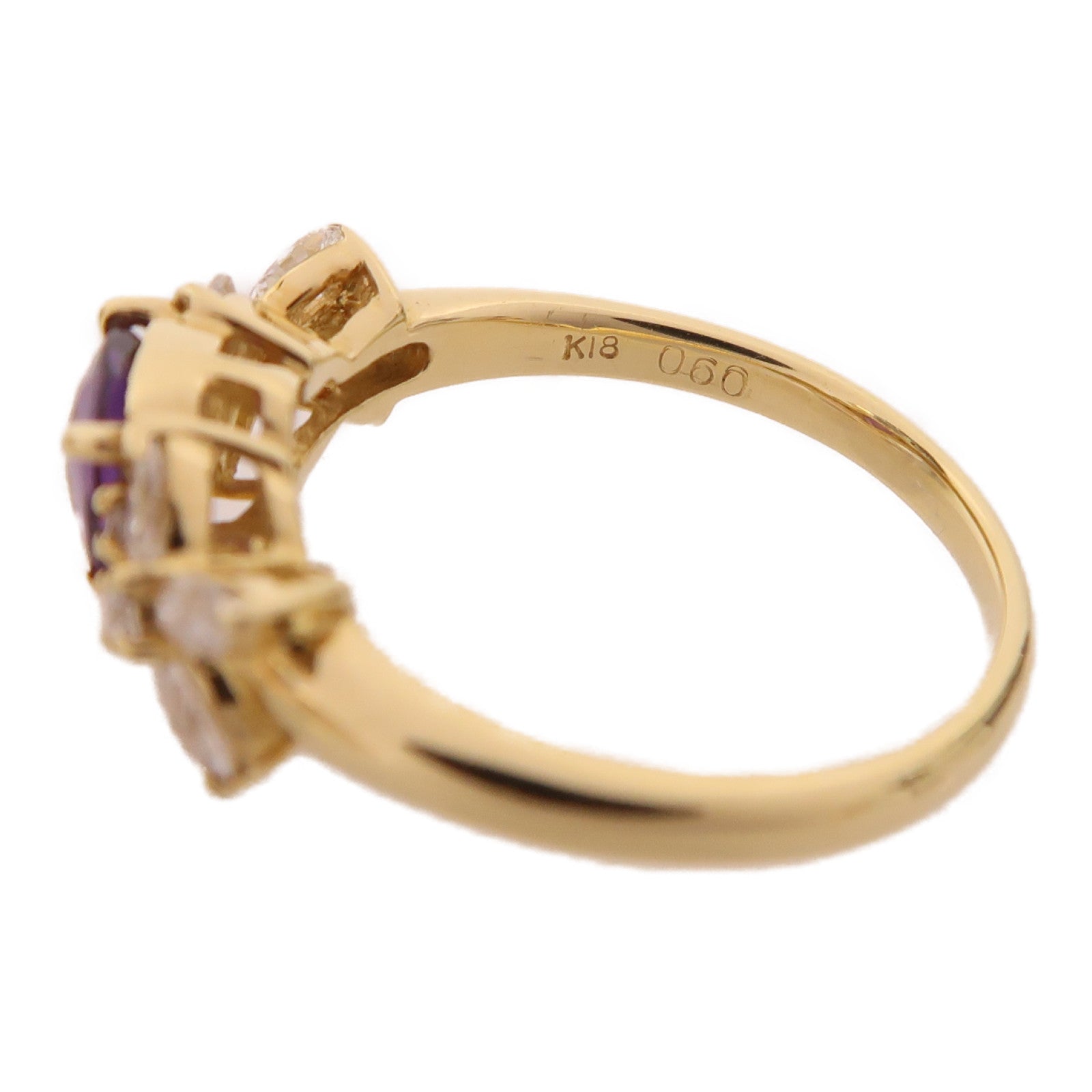 JEWELRY 18K金Ring0.43ct鑽石/0.60ct鑽石戒指US#6