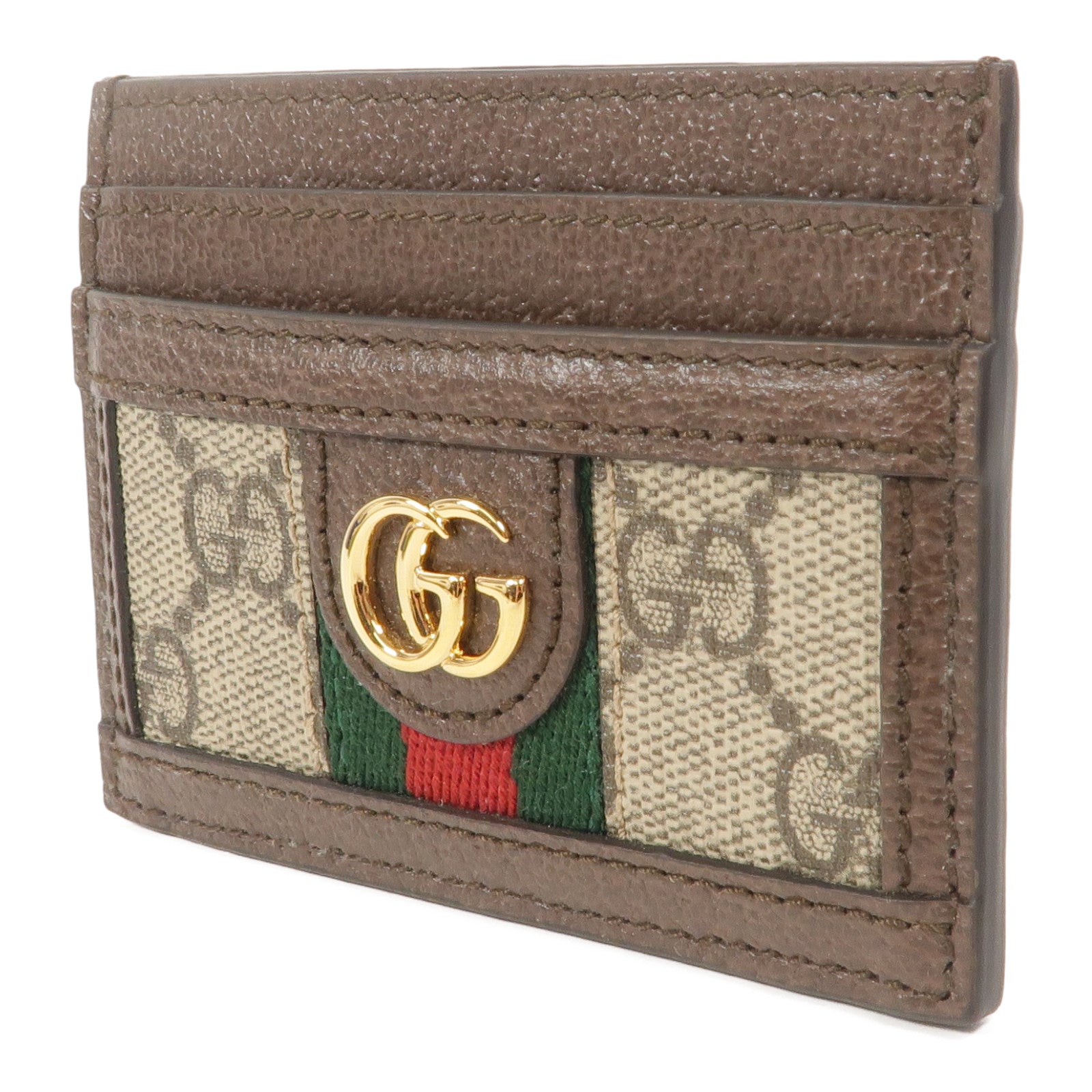 GUCCI 塗層帆布Ophidia GG Card Case卡片套