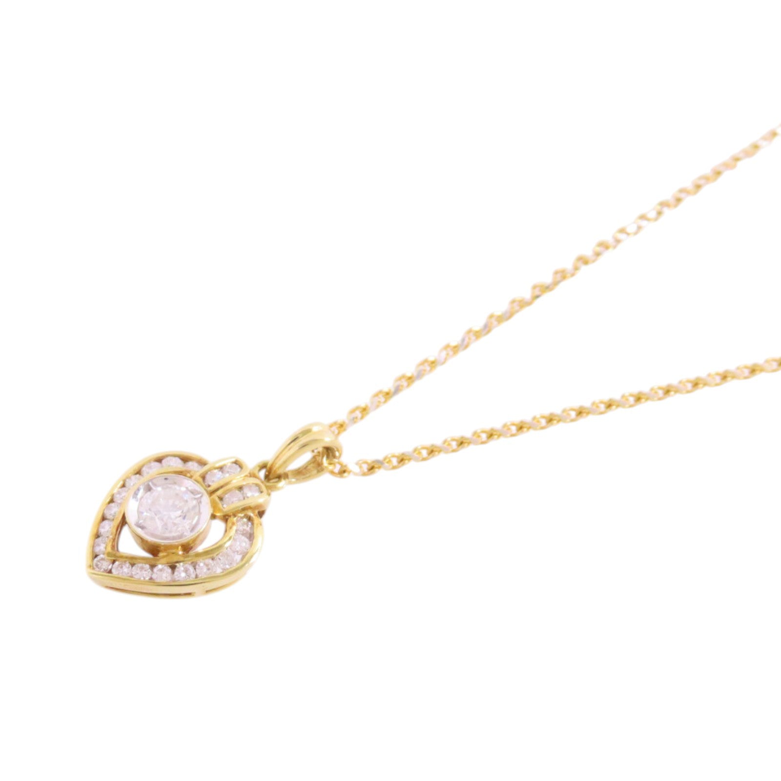 JEWELRY 【激減優惠】18K黃金/鑽石Diamond Necklace項鏈