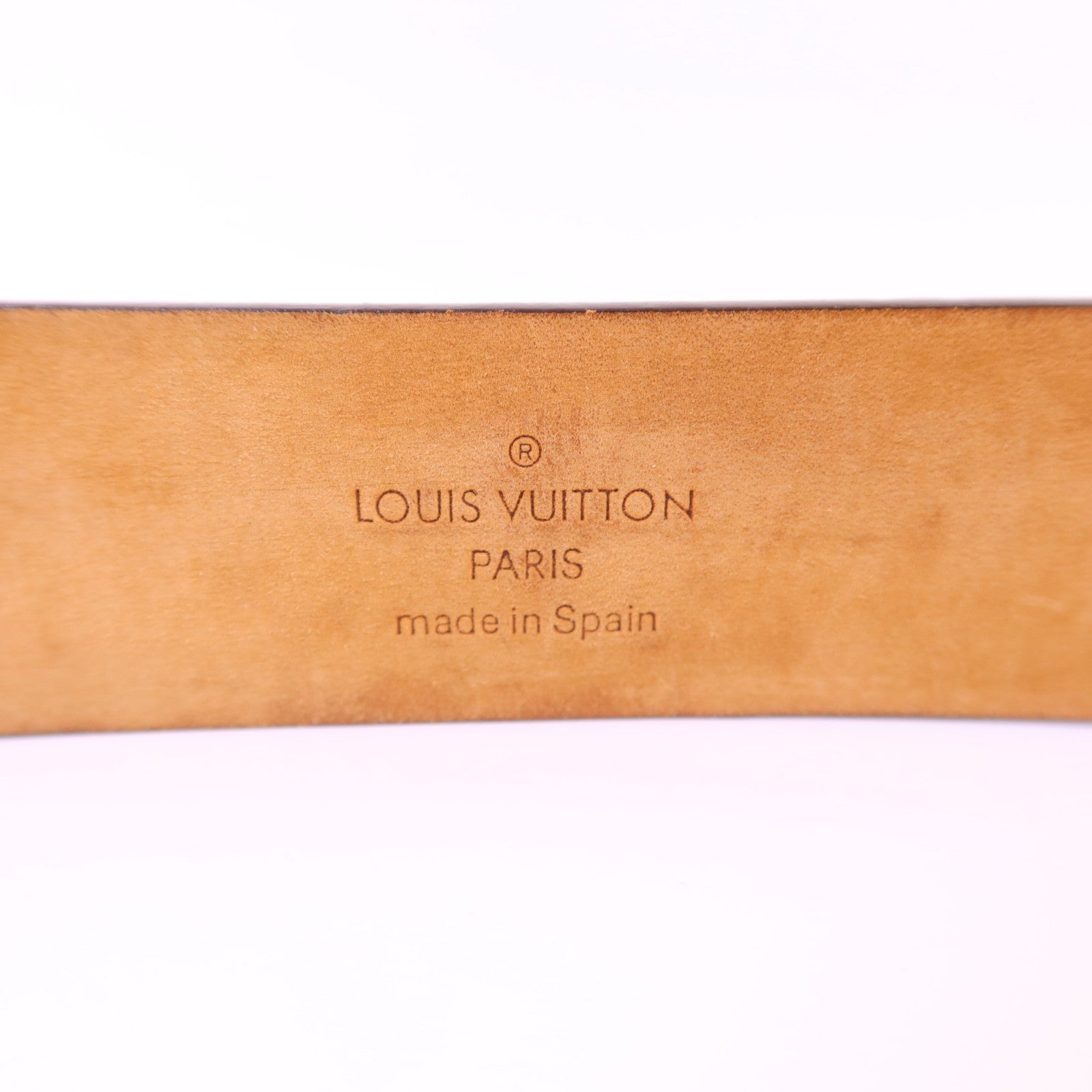 LOUIS VUITTON Monogram Belt金扣皮帶