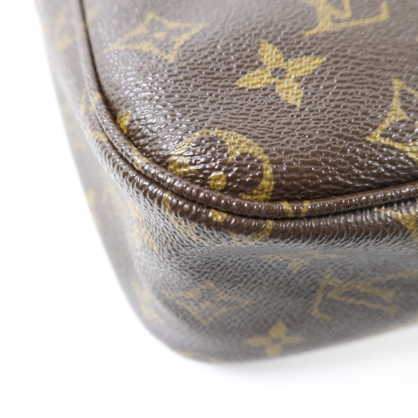 LOUIS VUITTON Monogram Sac Bosphore金扣手挽肩背兩用袋啡色